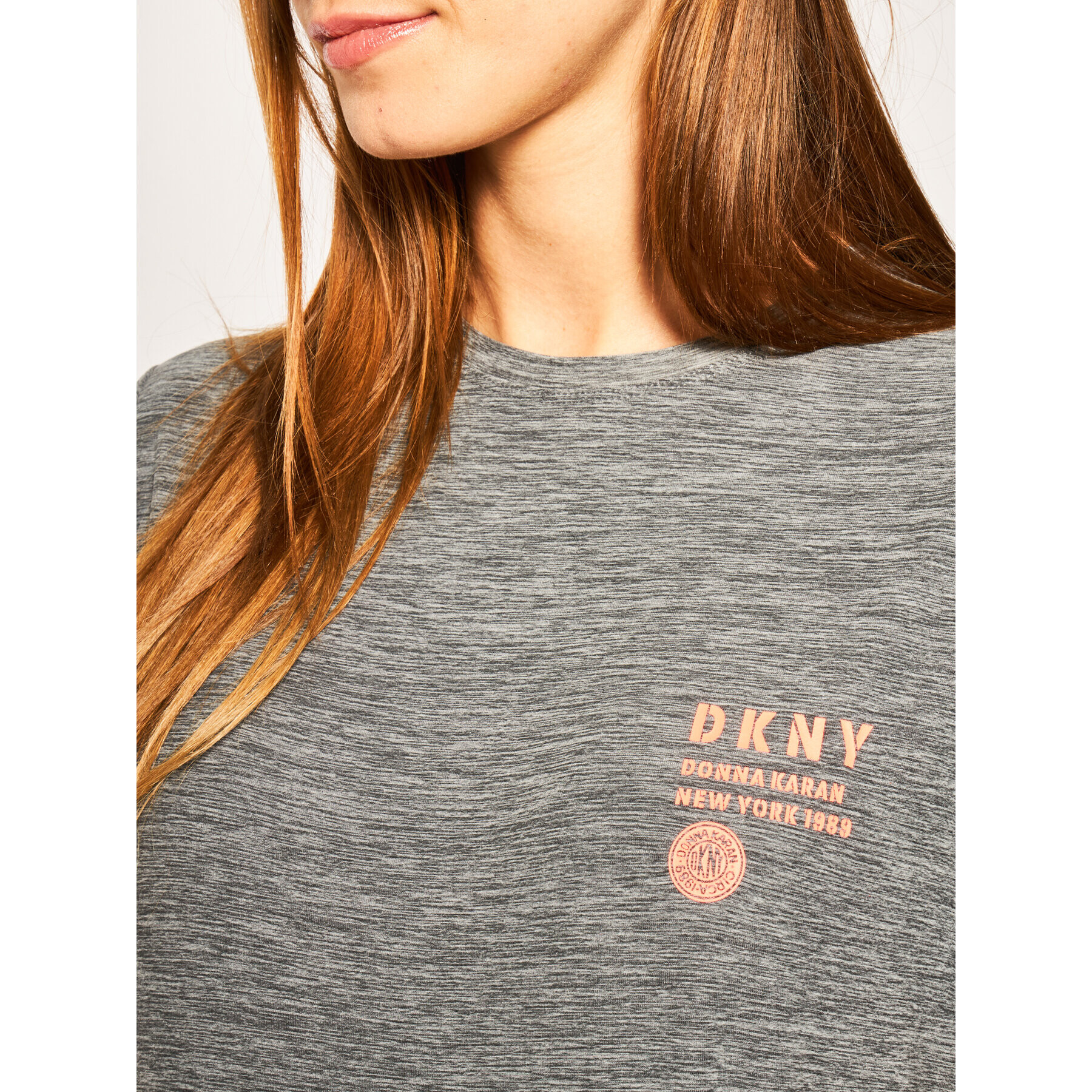 DKNY Tričko YI2422401 Sivá Regular Fit - Pepit.sk