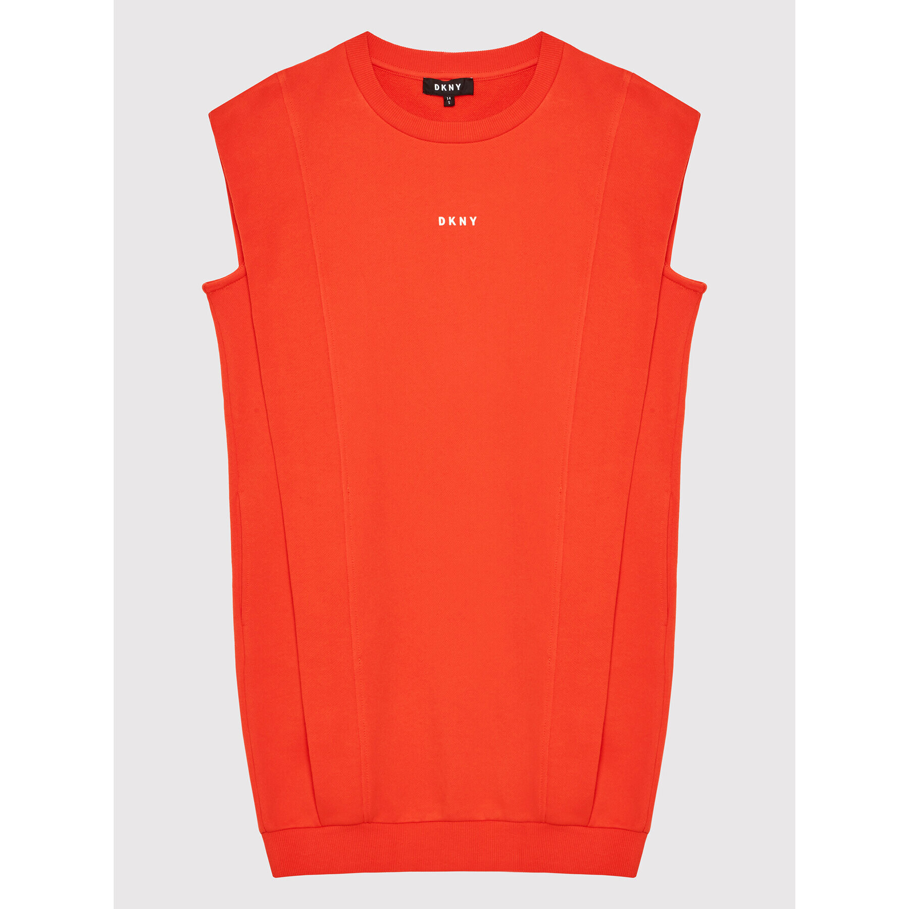 DKNY Úpletové šaty D32820 M Oranžová Regular Fit - Pepit.sk