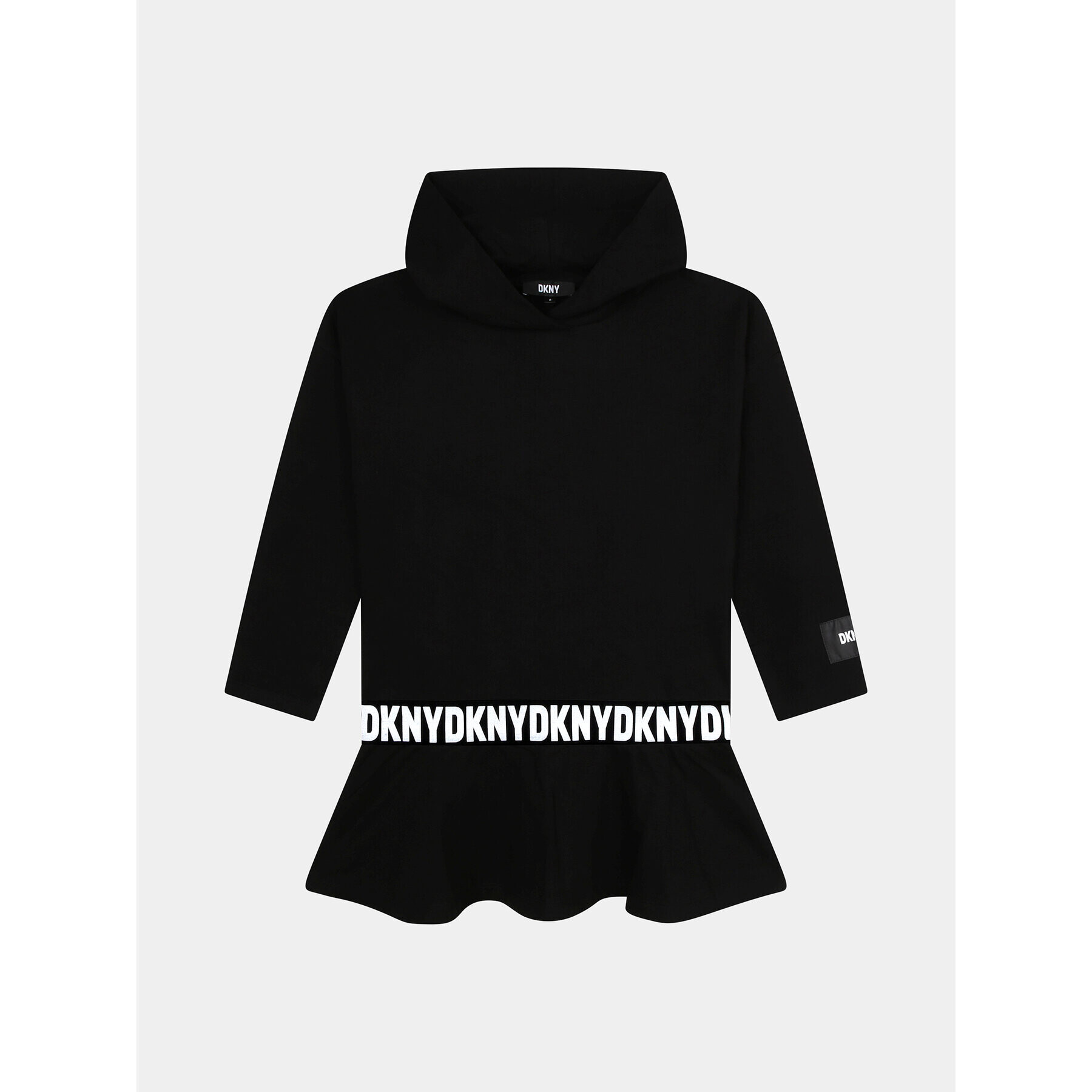 DKNY Úpletové šaty D32905 S Čierna Regular Fit - Pepit.sk