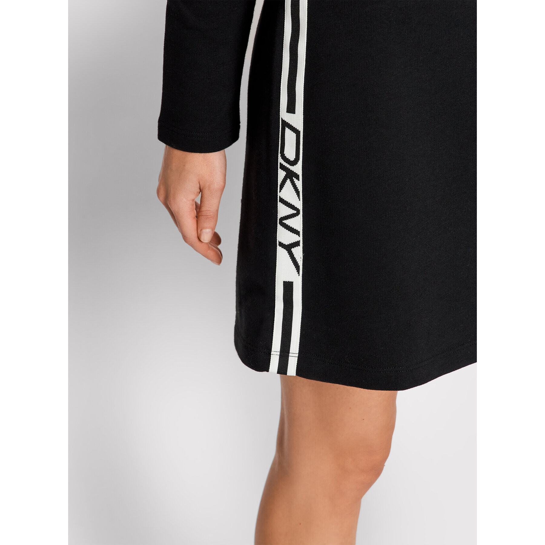 DKNY Úpletové šaty DD1GD247 Čierna Regular Fit - Pepit.sk