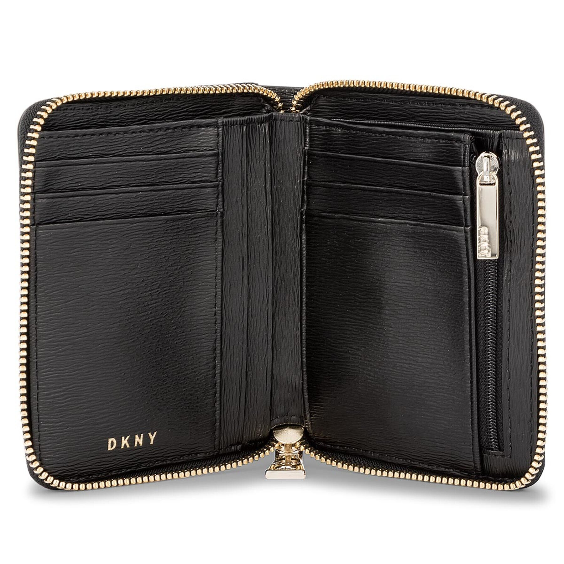 DKNY Veľká dámska peňaženka Bryant Sm Zip Around R8313656 Čierna - Pepit.sk