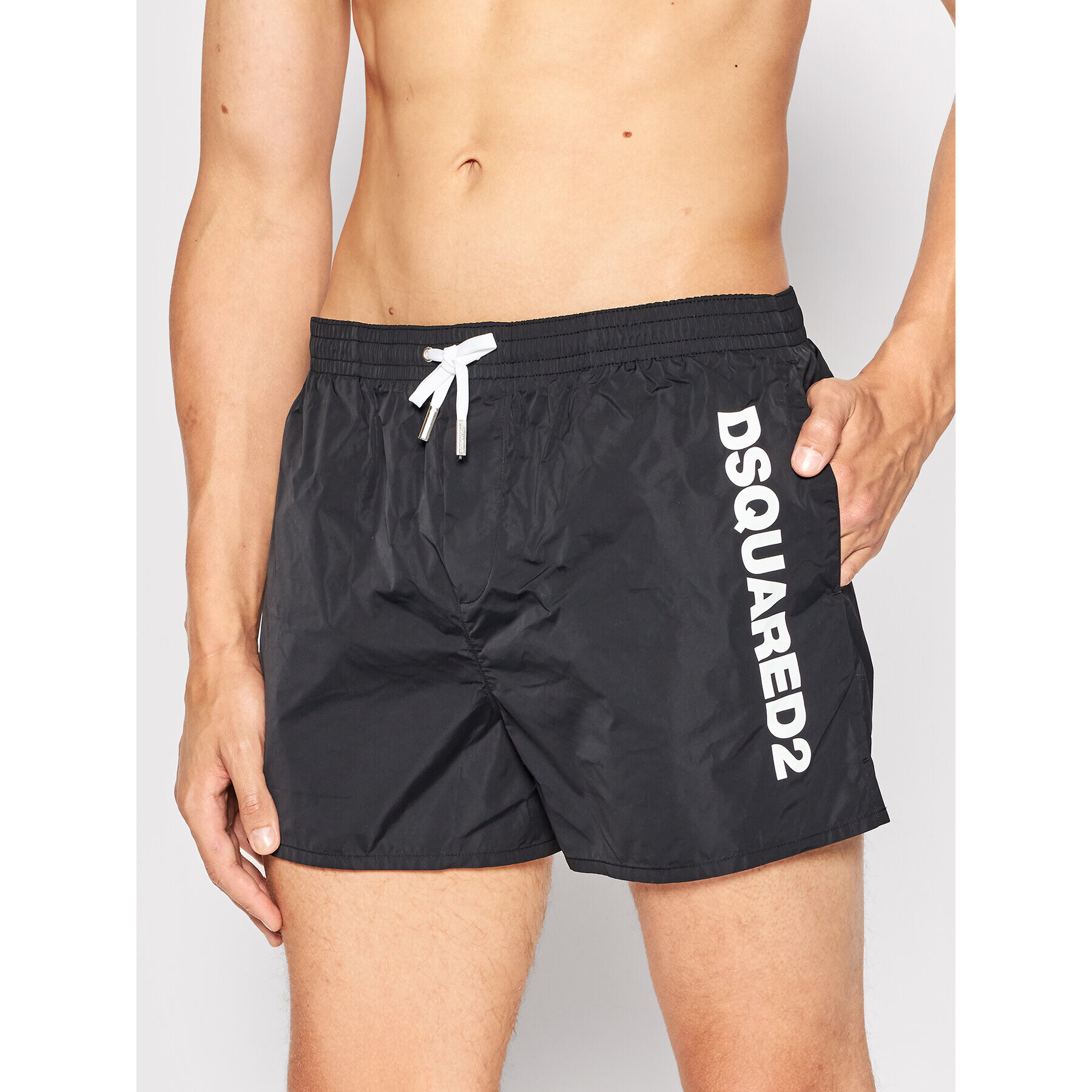 Dsquared2 Underwear Plavecké šortky D7B644260.01050 Čierna Regular Fit - Pepit.sk