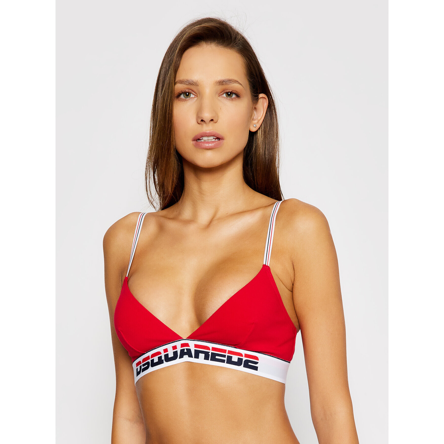 Dsquared2 Underwear Podprsenka Bralette D8R103230 Červená - Pepit.sk