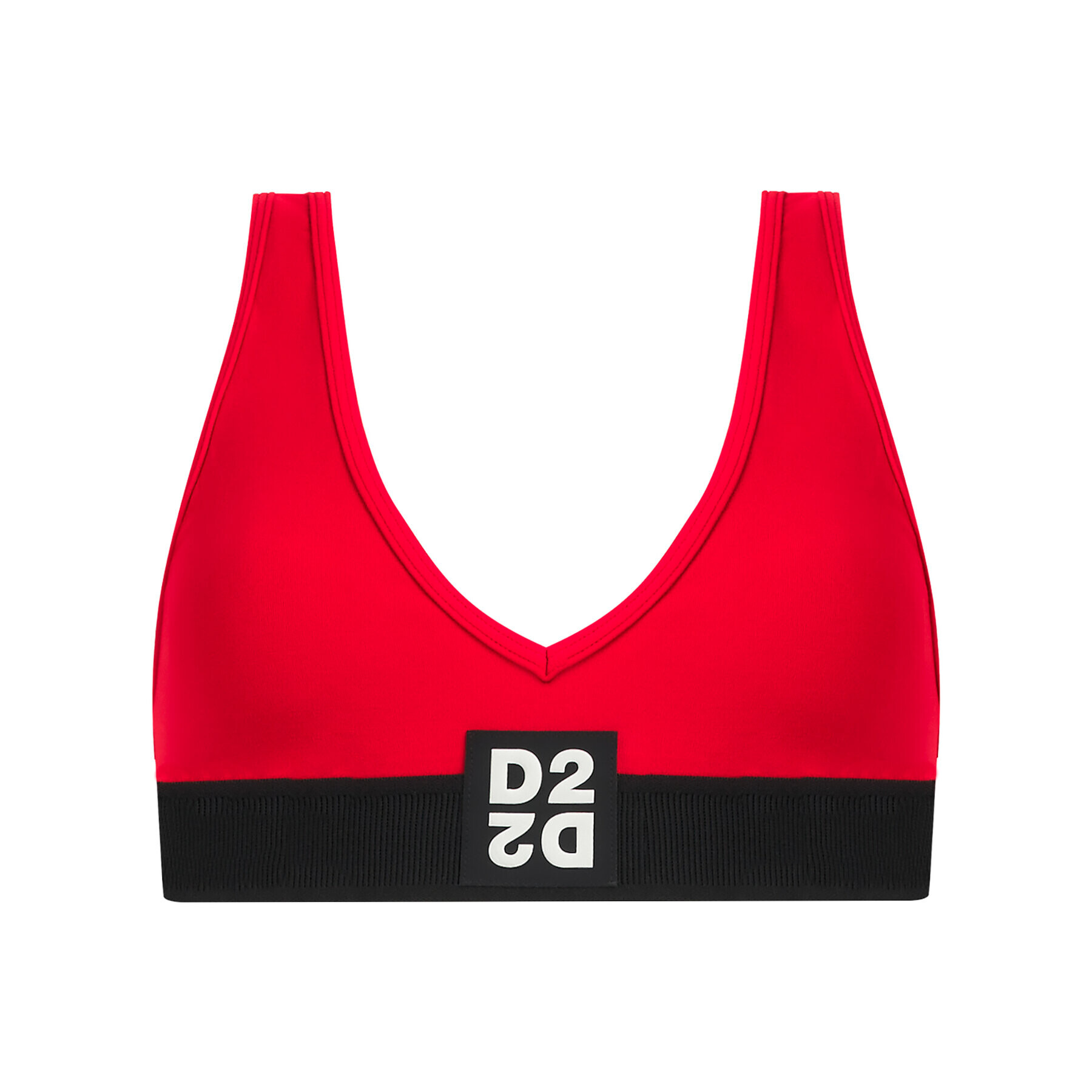 Dsquared2 Underwear Podprsenkový top D8R132980 Červená - Pepit.sk