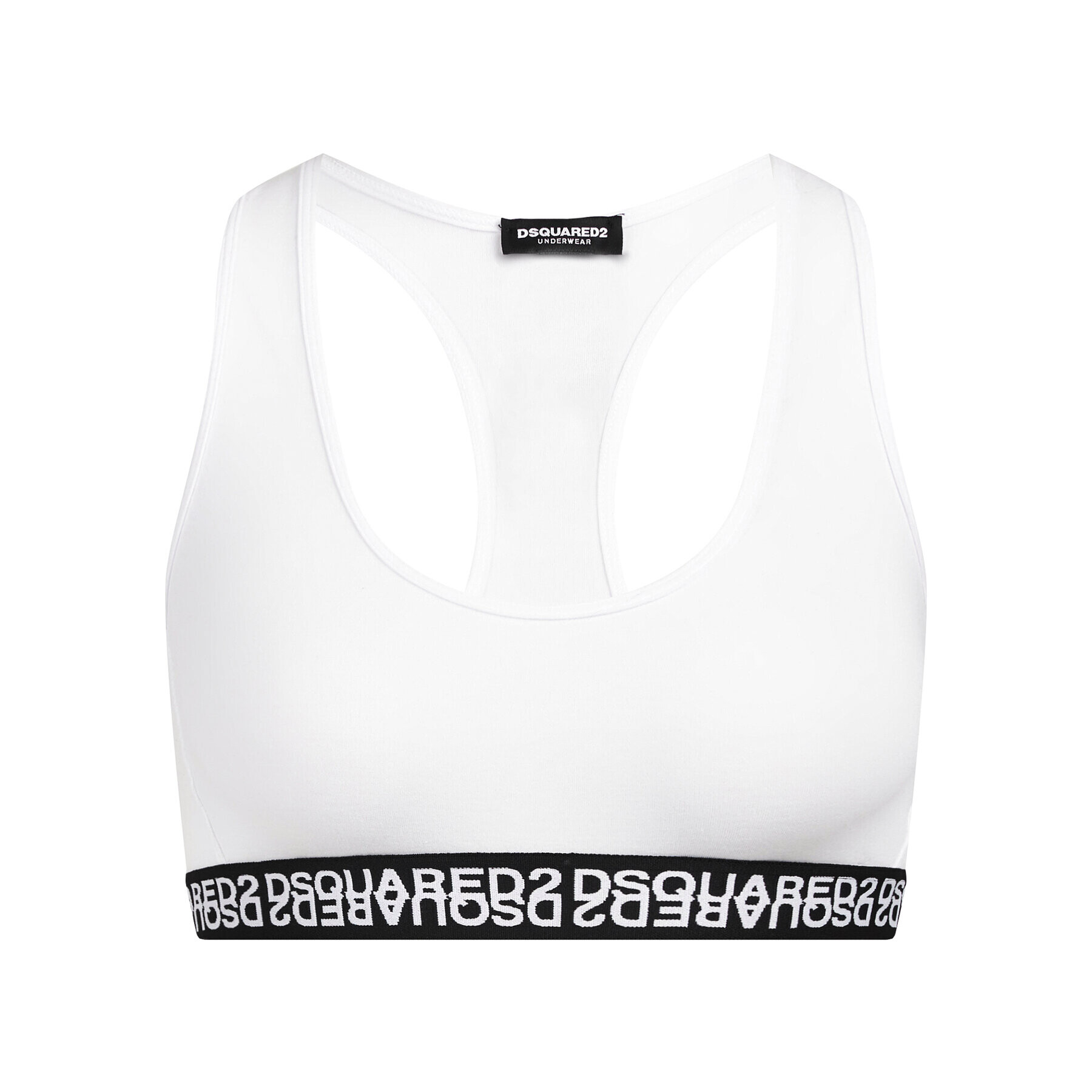 Dsquared2 Underwear Podprsenkový top D8RG22950 Biela - Pepit.sk