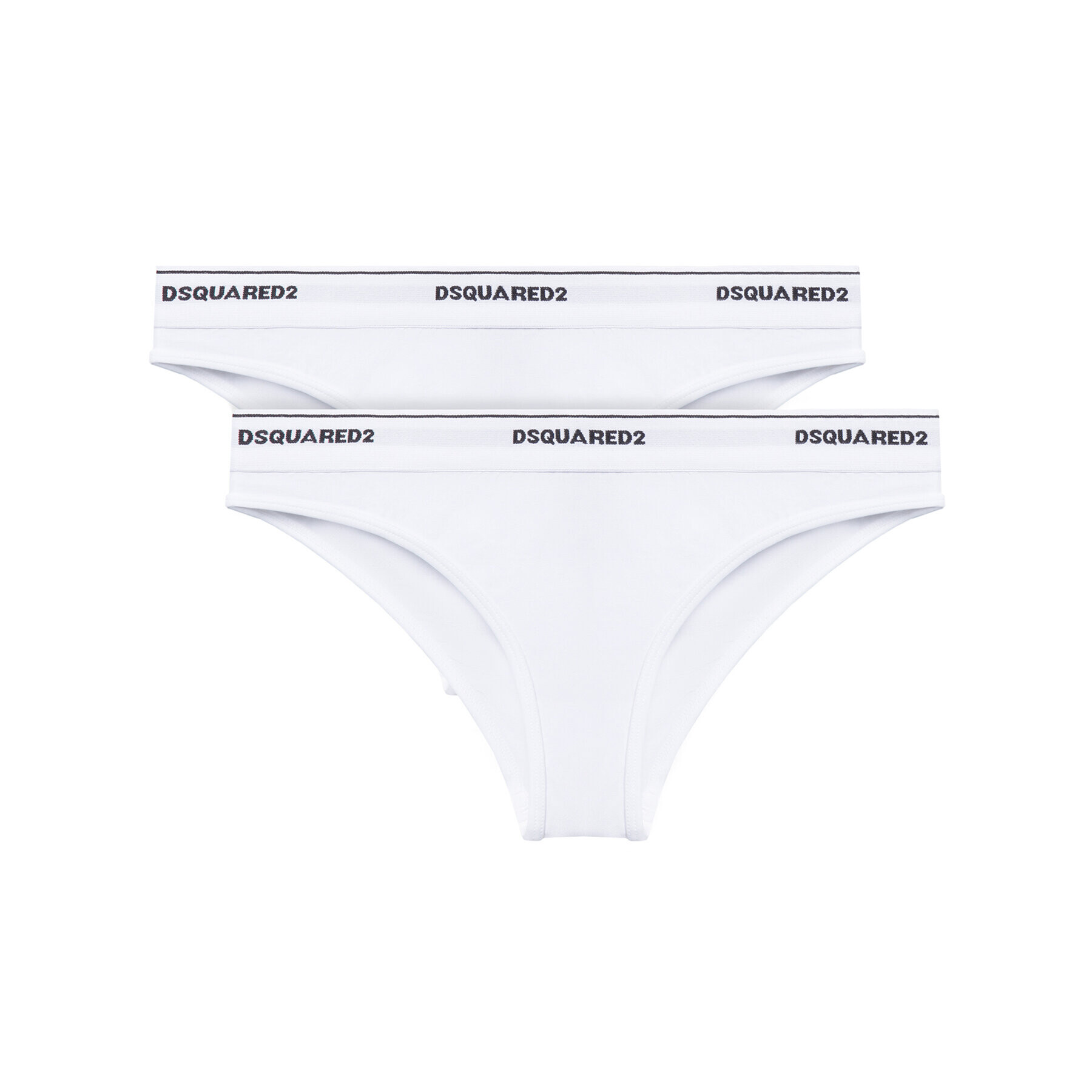 Dsquared2 Underwear Súprava 2 kusov klasických nohavičiek D8X401800 Biela - Pepit.sk