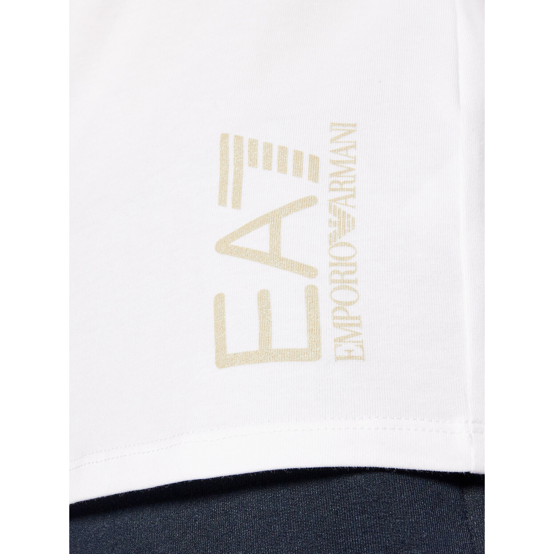 EA7 Emporio Armani Blúzka 6KTT17 TJCRZ 1100 Biela Slim Fit - Pepit.sk