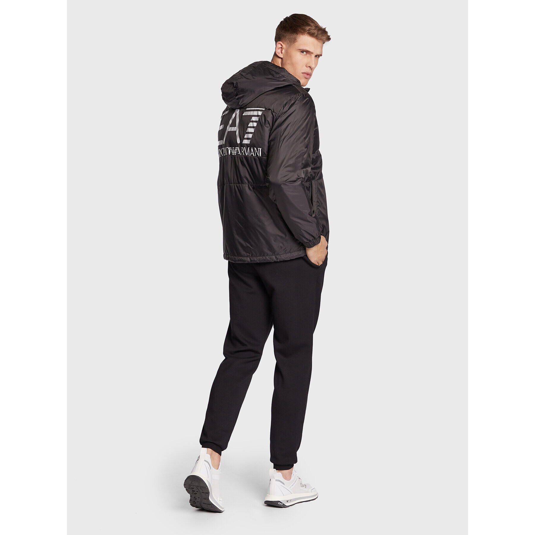 EA7 Emporio Armani Bunda anorak 6LPB26 PN5ZZ 1200 Čierna Regular Fit - Pepit.sk