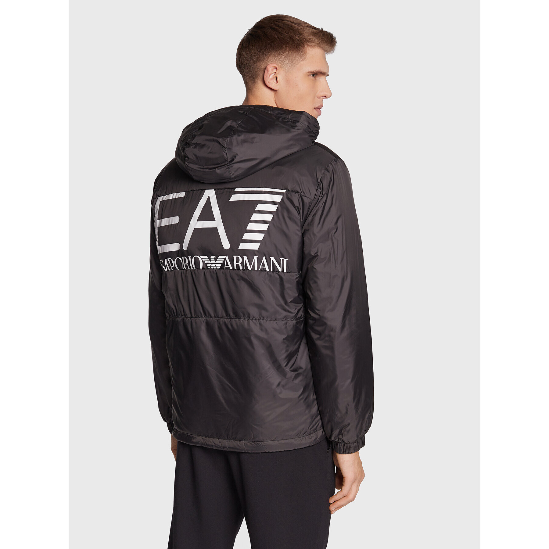 EA7 Emporio Armani Bunda anorak 6LPB26 PN5ZZ 1200 Čierna Regular Fit - Pepit.sk