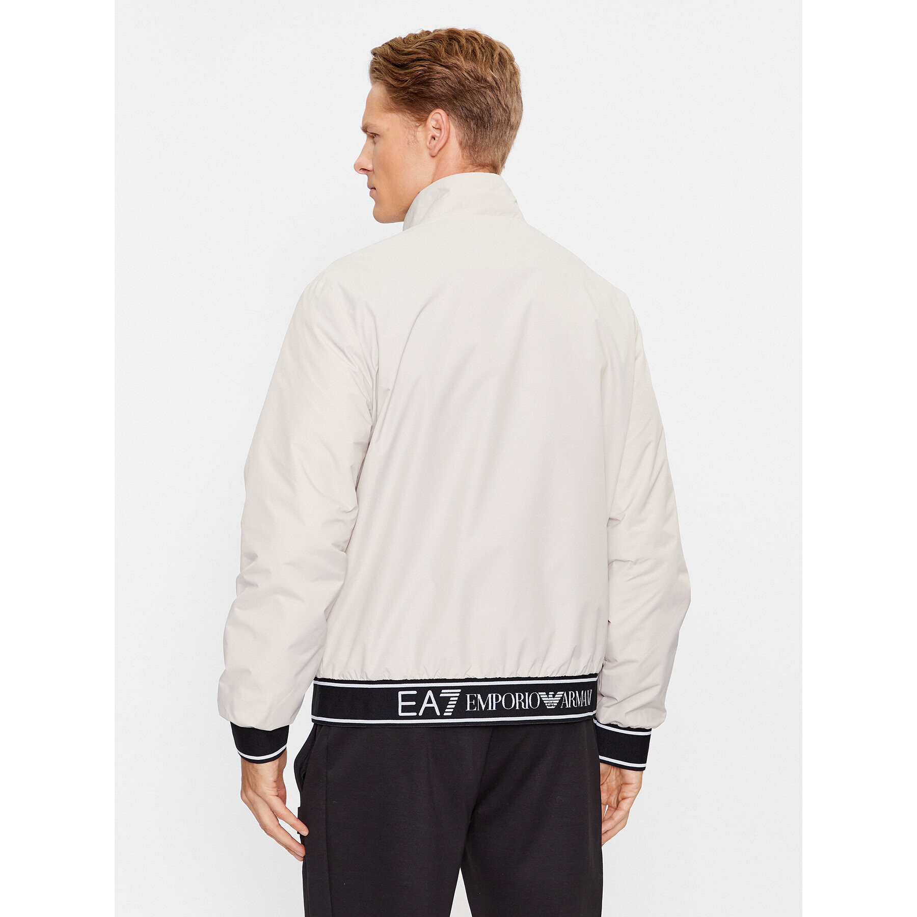 EA7 Emporio Armani Bundy bomber 6RPB07 PN27Z 1716 Strieborná Regular Fit - Pepit.sk