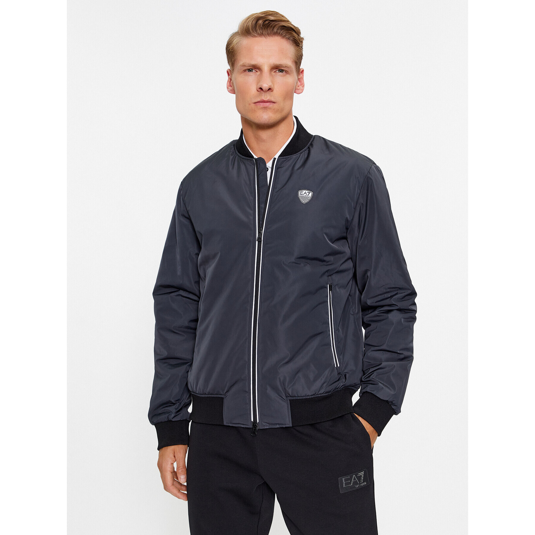 EA7 Emporio Armani Bundy bomber 8NPB12 PN7LZ 1578 Modrá Regular Fit - Pepit.sk