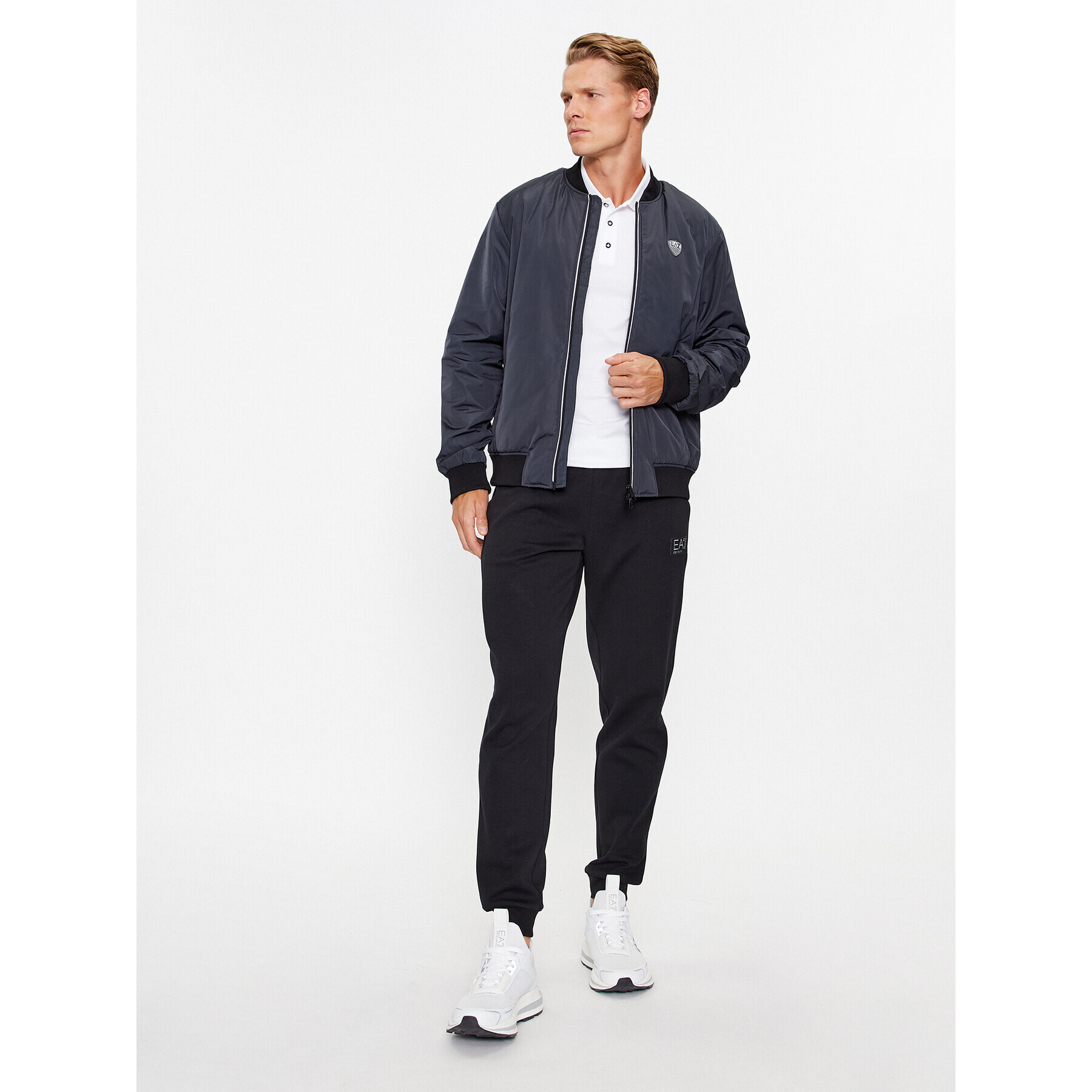 EA7 Emporio Armani Bundy bomber 8NPB12 PN7LZ 1578 Modrá Regular Fit - Pepit.sk