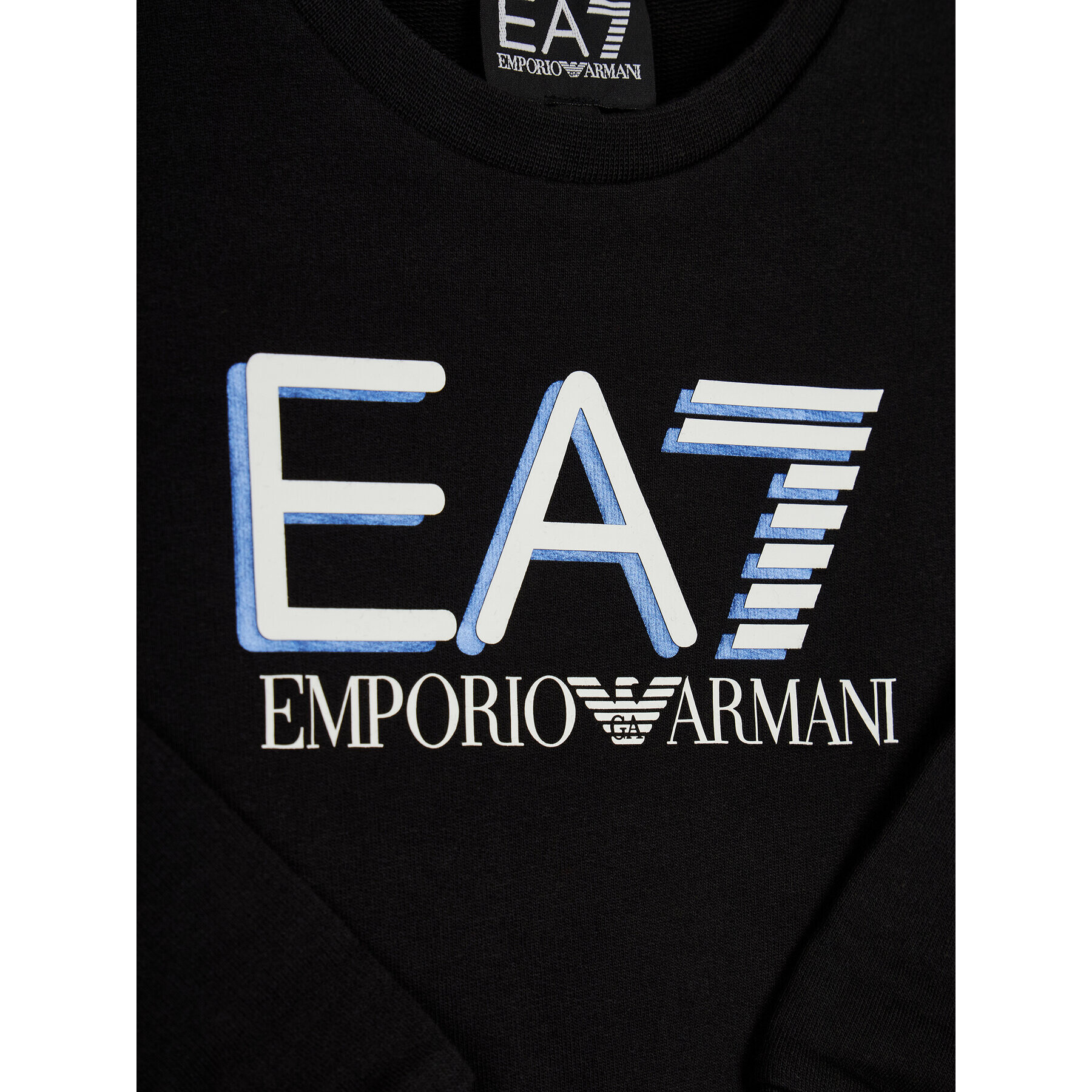 EA7 Emporio Armani Mikina 3HBM53 BJ05Z 1200 Čierna Regular Fit - Pepit.sk