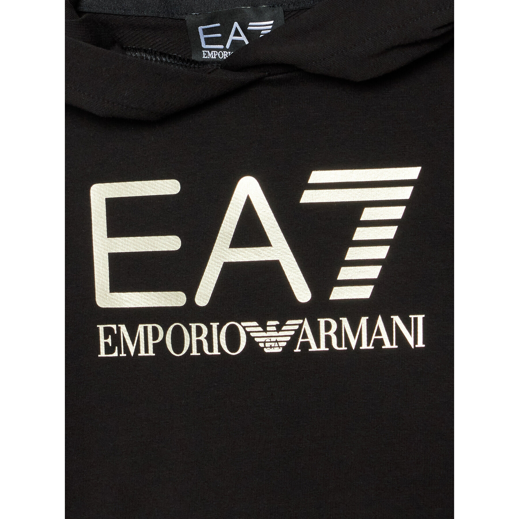 EA7 Emporio Armani Mikina 3LFM01 FJCQZ 0200 Čierna Regular Fit - Pepit.sk