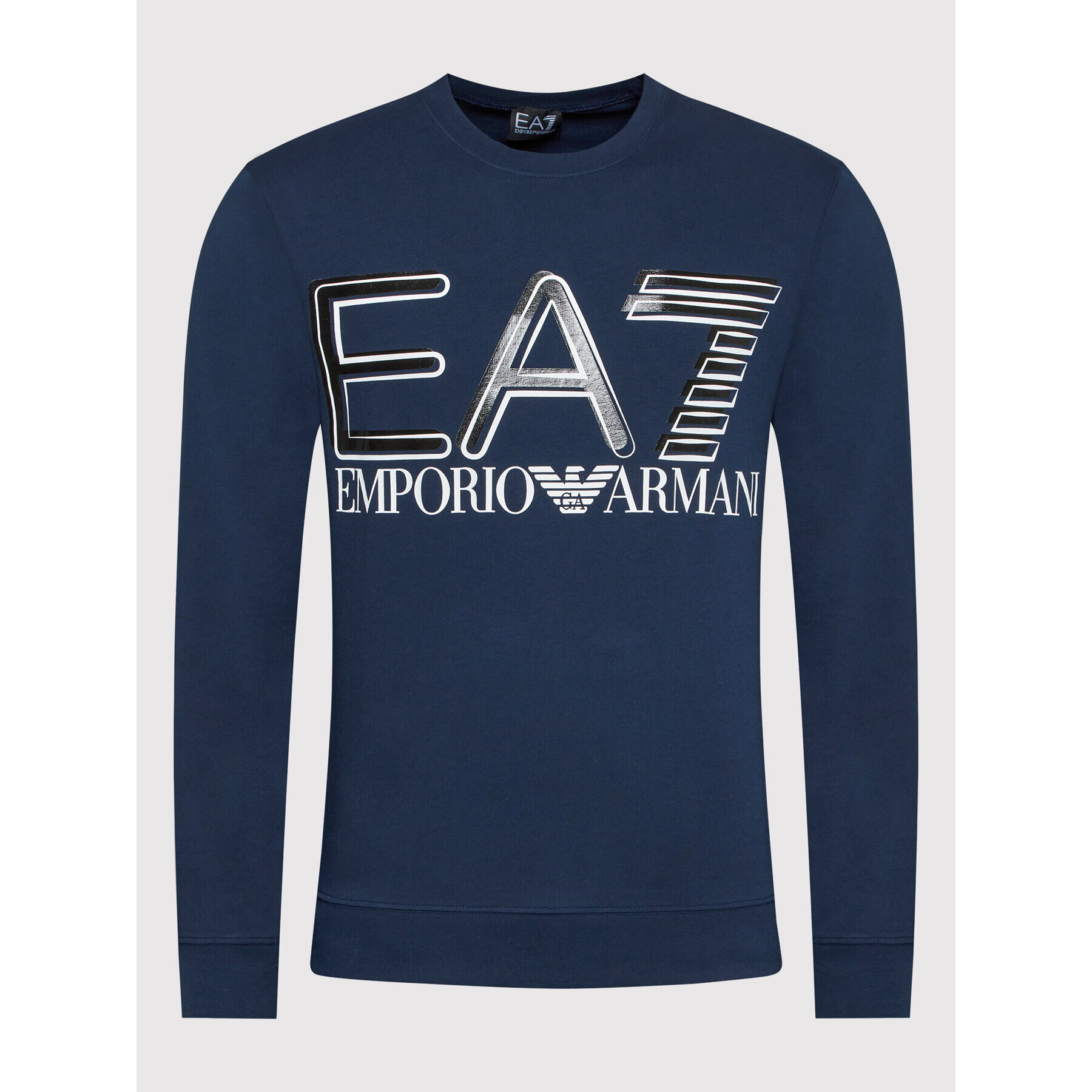 EA7 Emporio Armani Mikina 3LPM44 PJFGZ 1554 Tmavomodrá Regular Fit - Pepit.sk