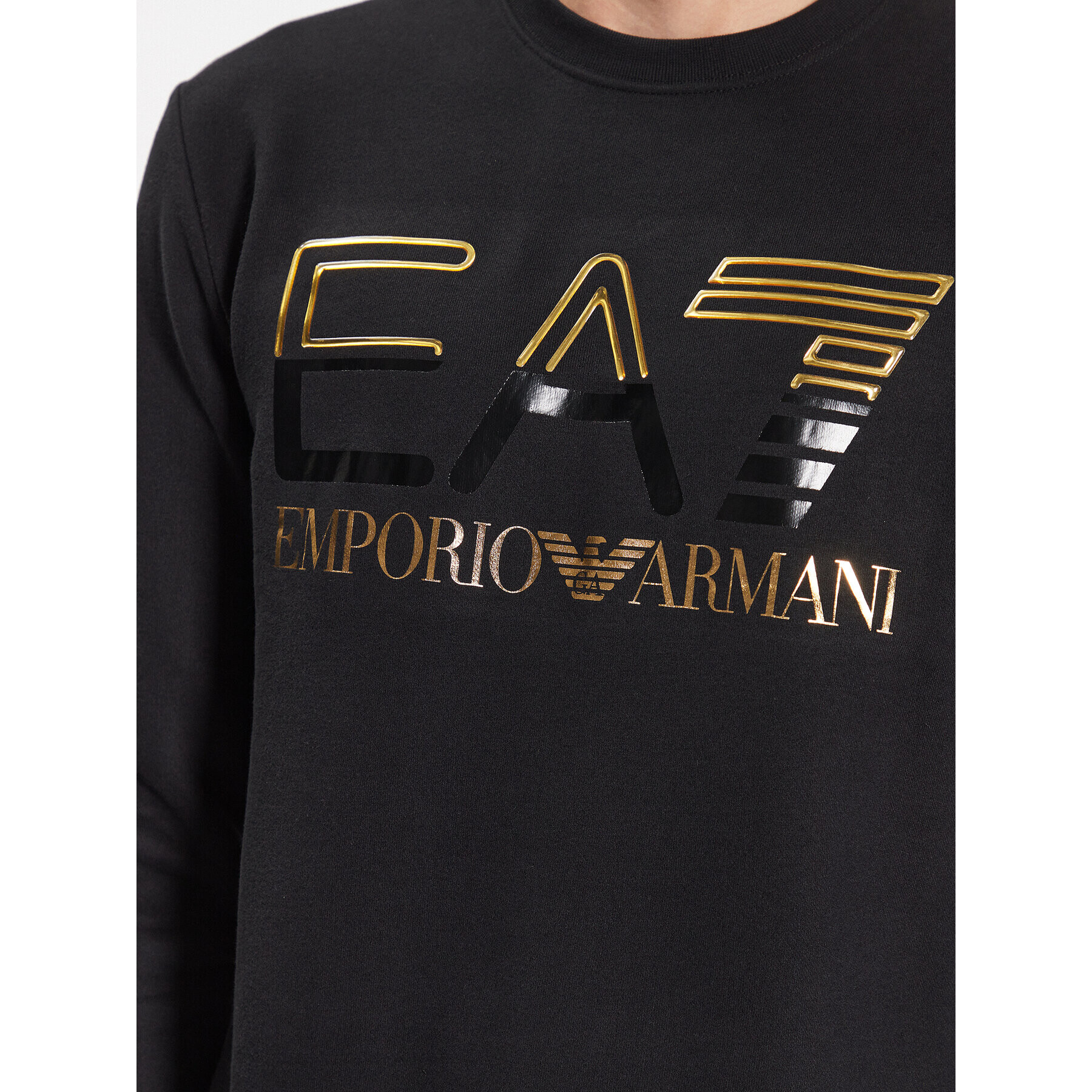 EA7 Emporio Armani Mikina 3RPM12 PJLSZ 0208 Čierna Regular Fit - Pepit.sk