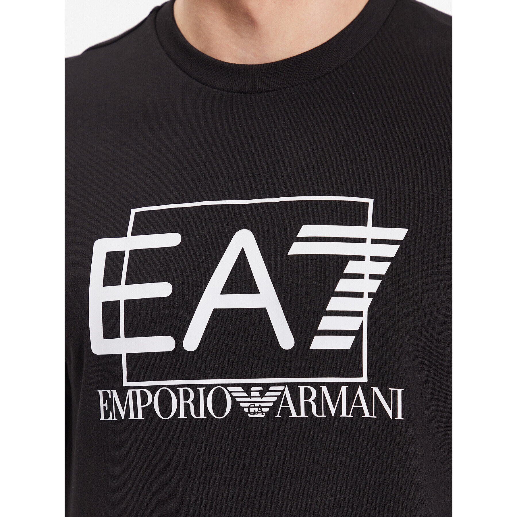 EA7 Emporio Armani Mikina 3RPM60 PJ05Z 1200 Čierna Regular Fit - Pepit.sk