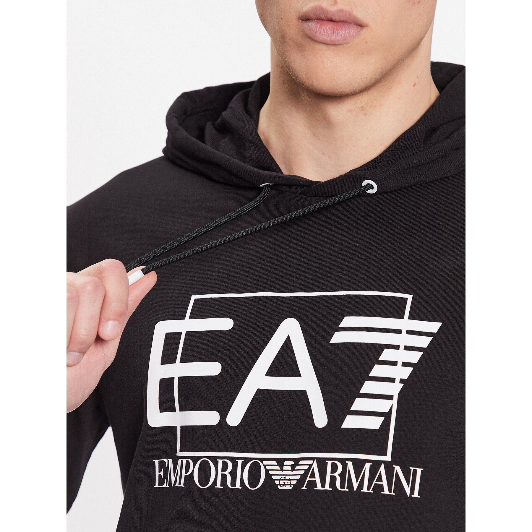 EA7 Emporio Armani Mikina 3RPM62 PJ05Z 1200 Čierna Regular Fit - Pepit.sk