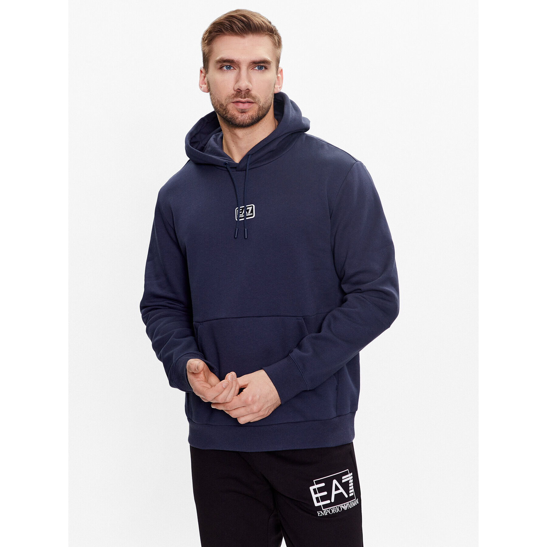 EA7 Emporio Armani Mikina 3RPM96 PJ07Z 1554 Tmavomodrá Regular Fit - Pepit.sk