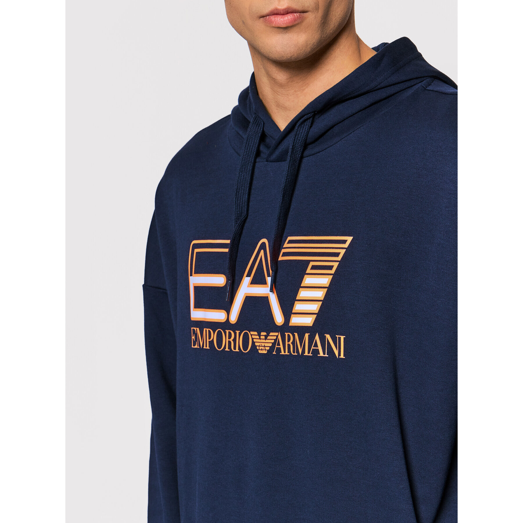 EA7 Emporio Armani Mikina 6KPM73 PJANZ 1554 Tmavomodrá Regular Fit - Pepit.sk