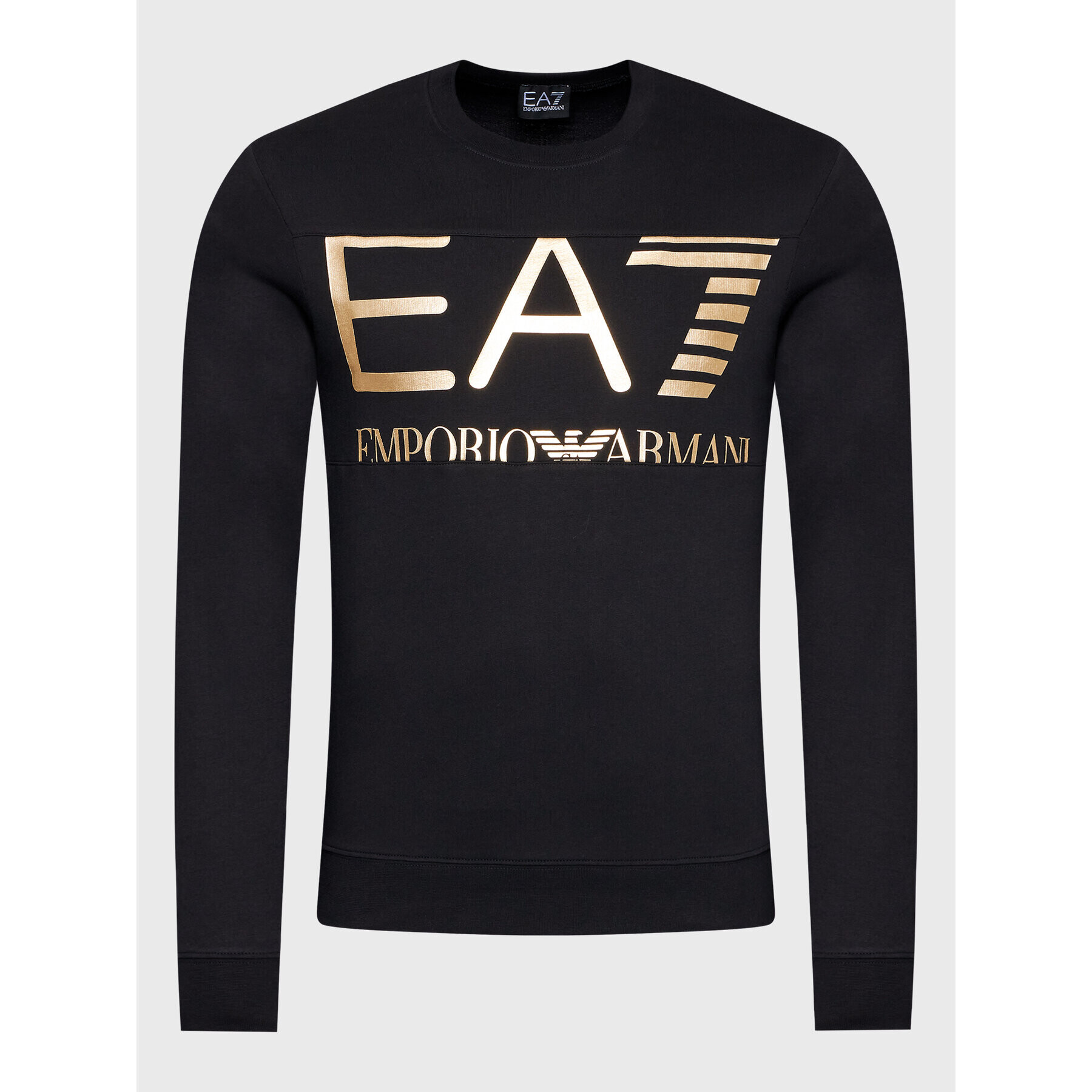 EA7 Emporio Armani Mikina 6LPM51 PJFGZ 0208 Čierna Regular Fit - Pepit.sk