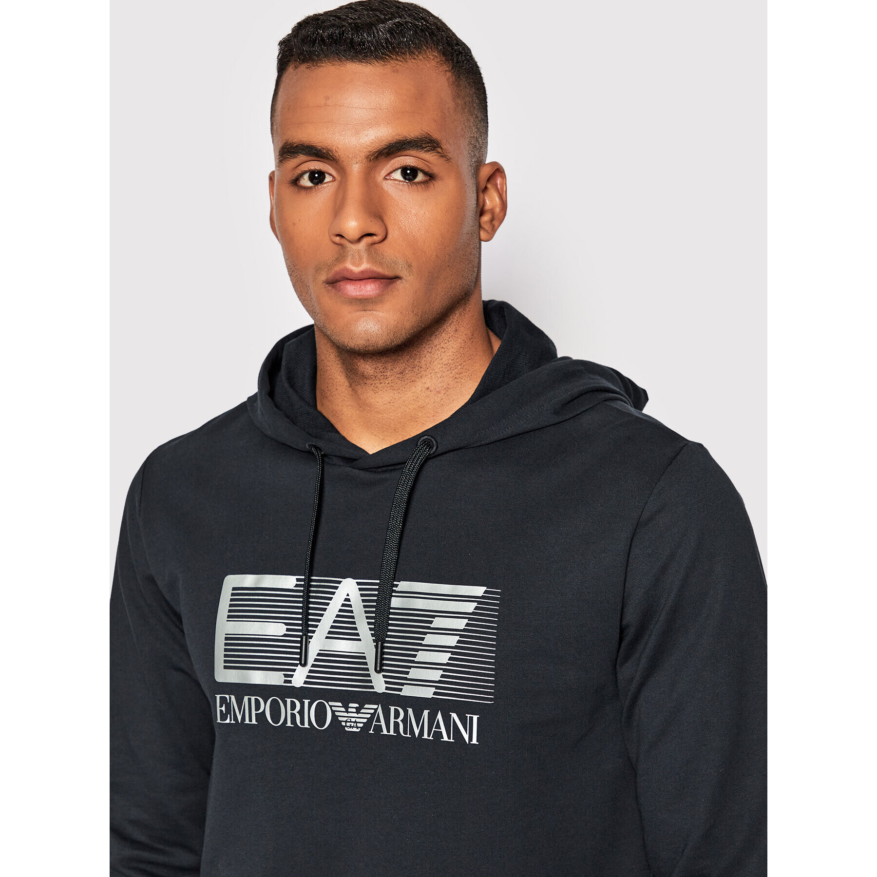 EA7 Emporio Armani Mikina 6LPM62 PJ05Z 0578 Tmavomodrá Regular Fit - Pepit.sk