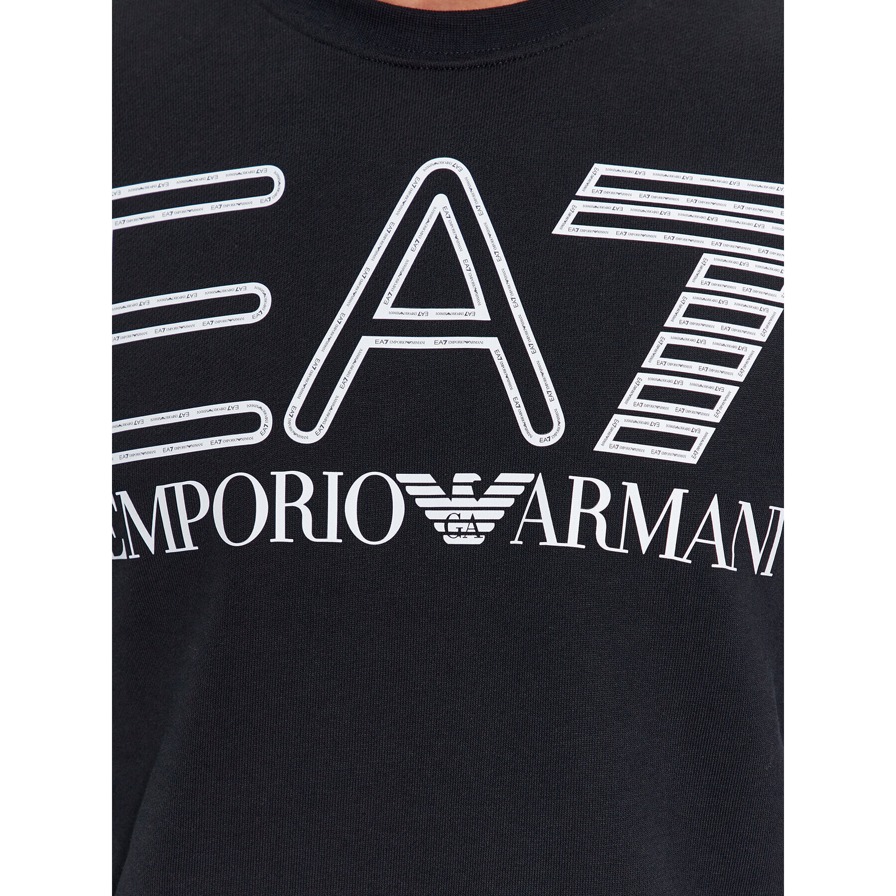 EA7 Emporio Armani Mikina 6RPM08 PJSHZ 1200 Čierna Regular Fit - Pepit.sk