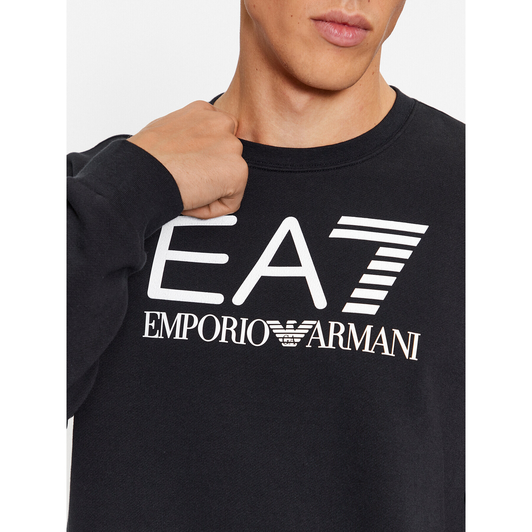 EA7 Emporio Armani Mikina 6RPM16 PJSLZ 1200 Čierna Regular Fit - Pepit.sk