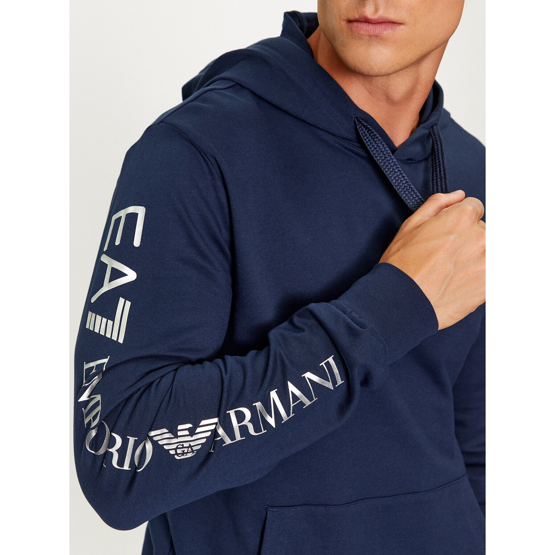 EA7 Emporio Armani Mikina 8NPM18 PJ05Z 1554 Tmavomodrá Regular Fit - Pepit.sk