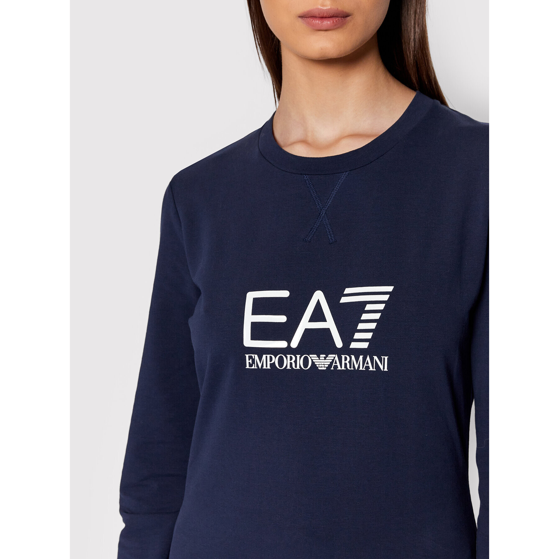 EA7 Emporio Armani Mikina 8NTM35 TJCQZ 1554 Tmavomodrá Regular Fit - Pepit.sk