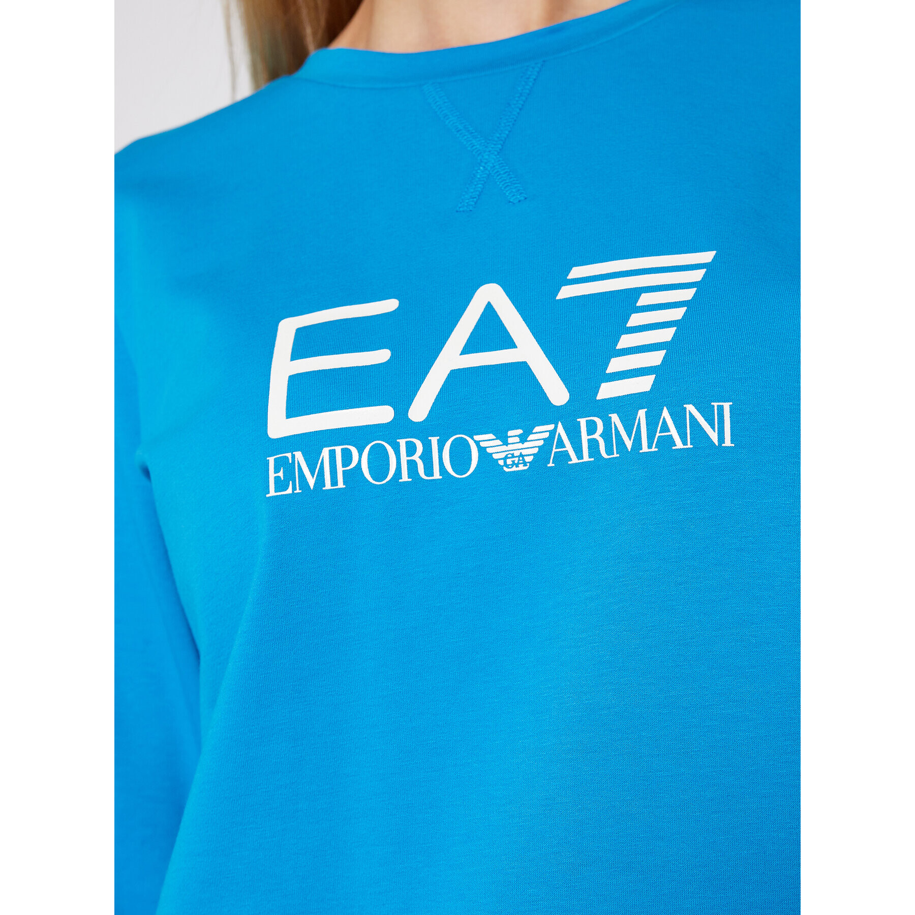 EA7 Emporio Armani Mikina 8NTM39 TJ31Z 1523 Modrá Regular Fit - Pepit.sk