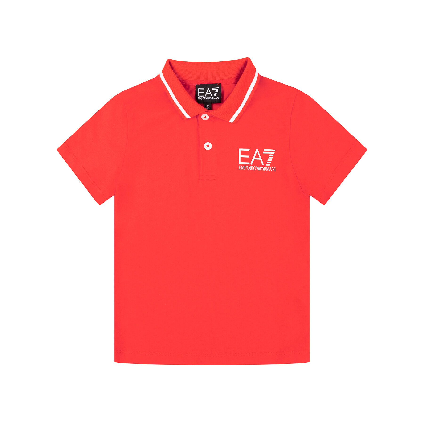 EA7 Emporio Armani Polokošeľa 3HBF51 BJ02Z 1453 Červená Regular Fit - Pepit.sk