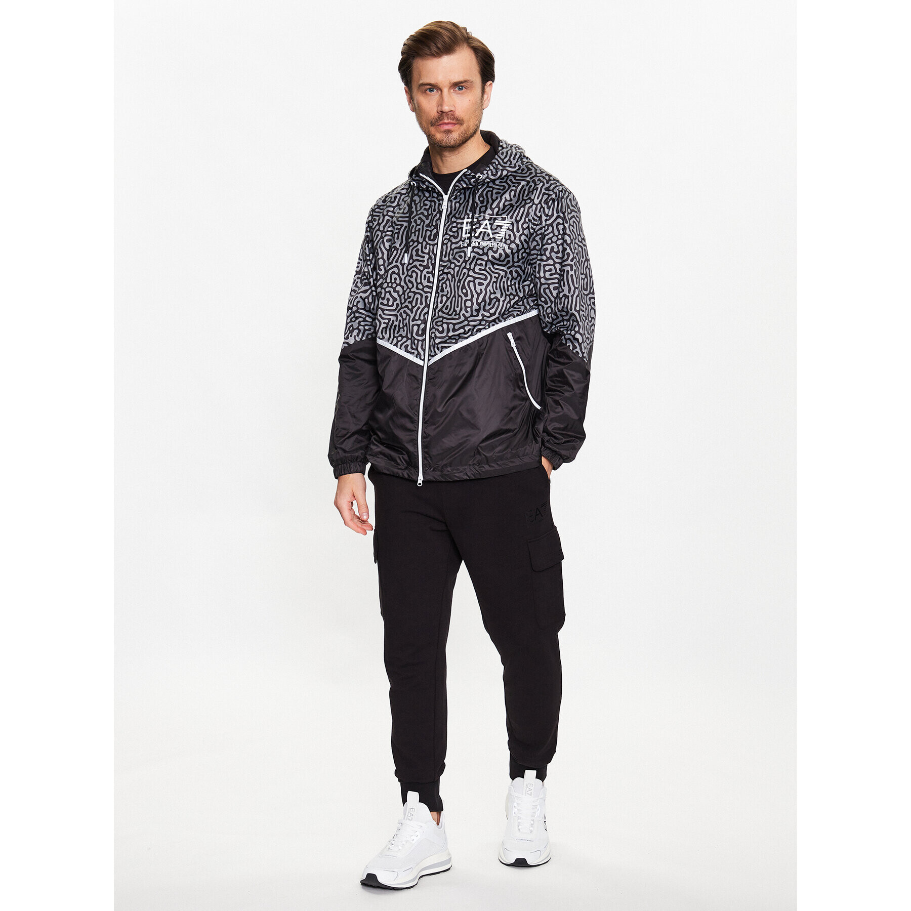 EA7 Emporio Armani Prechodná bunda 3RPB04 PN5ZZ 1200 Čierna Regular Fit - Pepit.sk