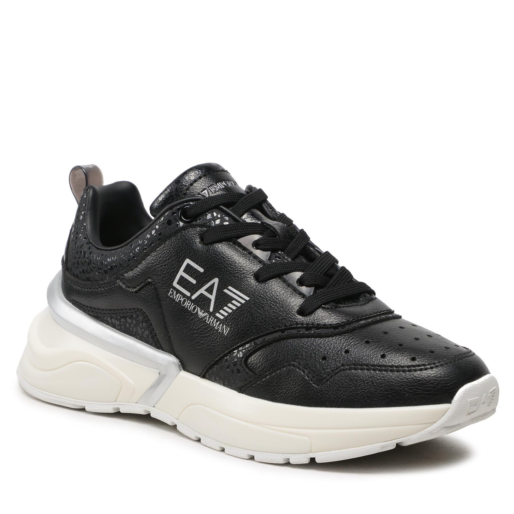 EA7 Emporio Armani Sneakersy X7X007 XK310 R665 Čierna - Pepit.sk