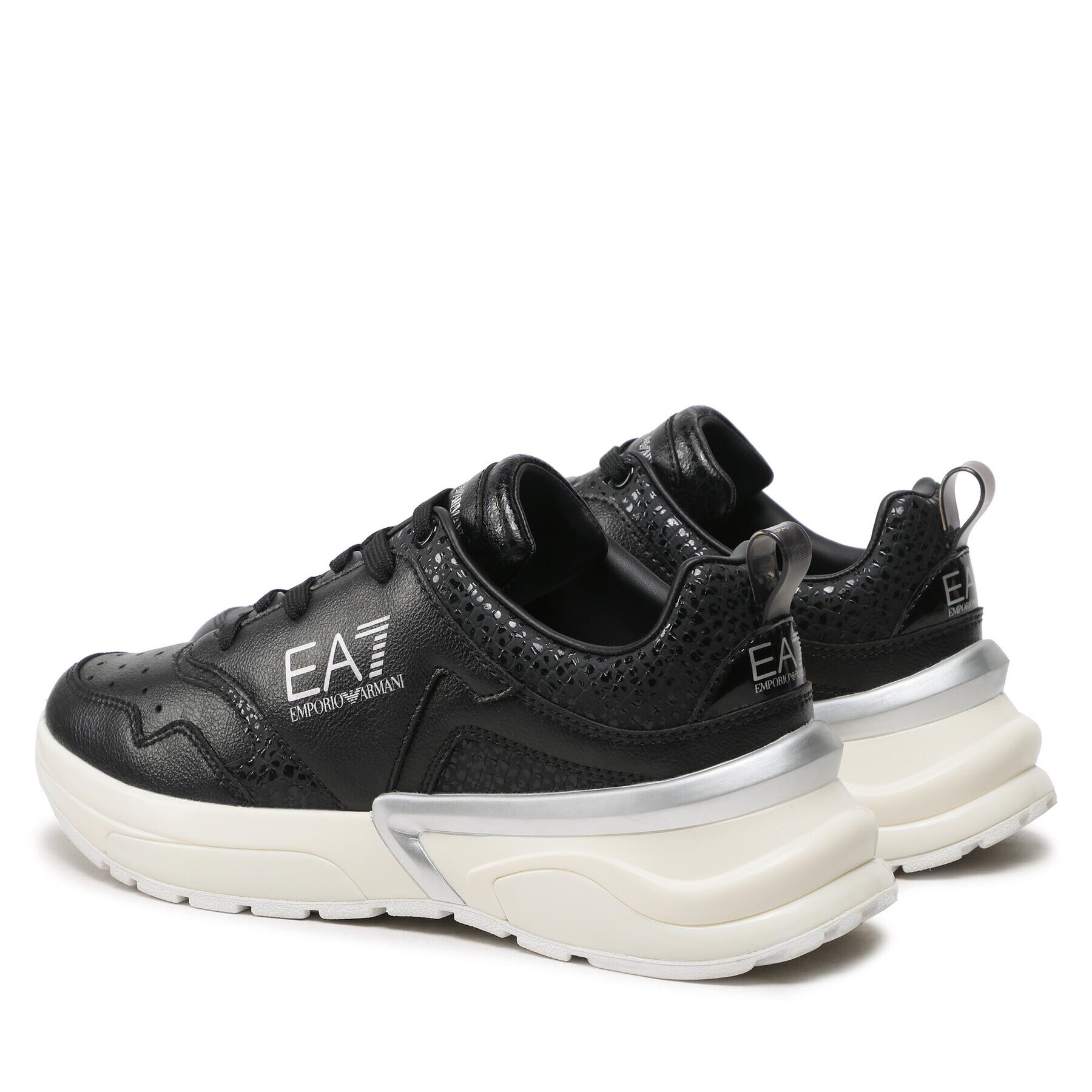 EA7 Emporio Armani Sneakersy X7X007 XK310 R665 Čierna - Pepit.sk