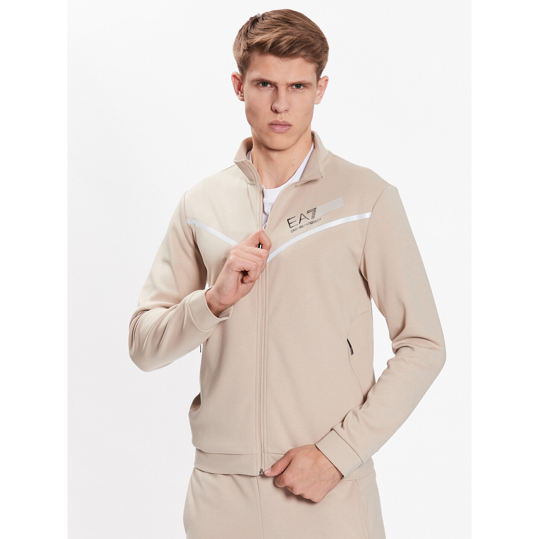 EA7 Emporio Armani Tepláková súprava 3RPV60 PJMBZ 1722 Béžová Regular Fit - Pepit.sk