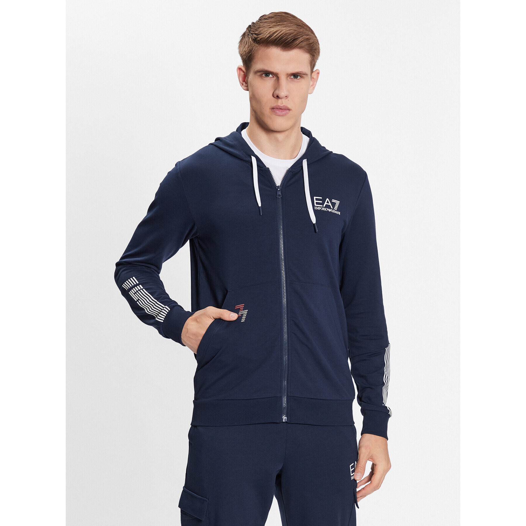 EA7 Emporio Armani Tepláková súprava 3RPV70 PJLIZ 1554 Tmavomodrá Regular Fit - Pepit.sk