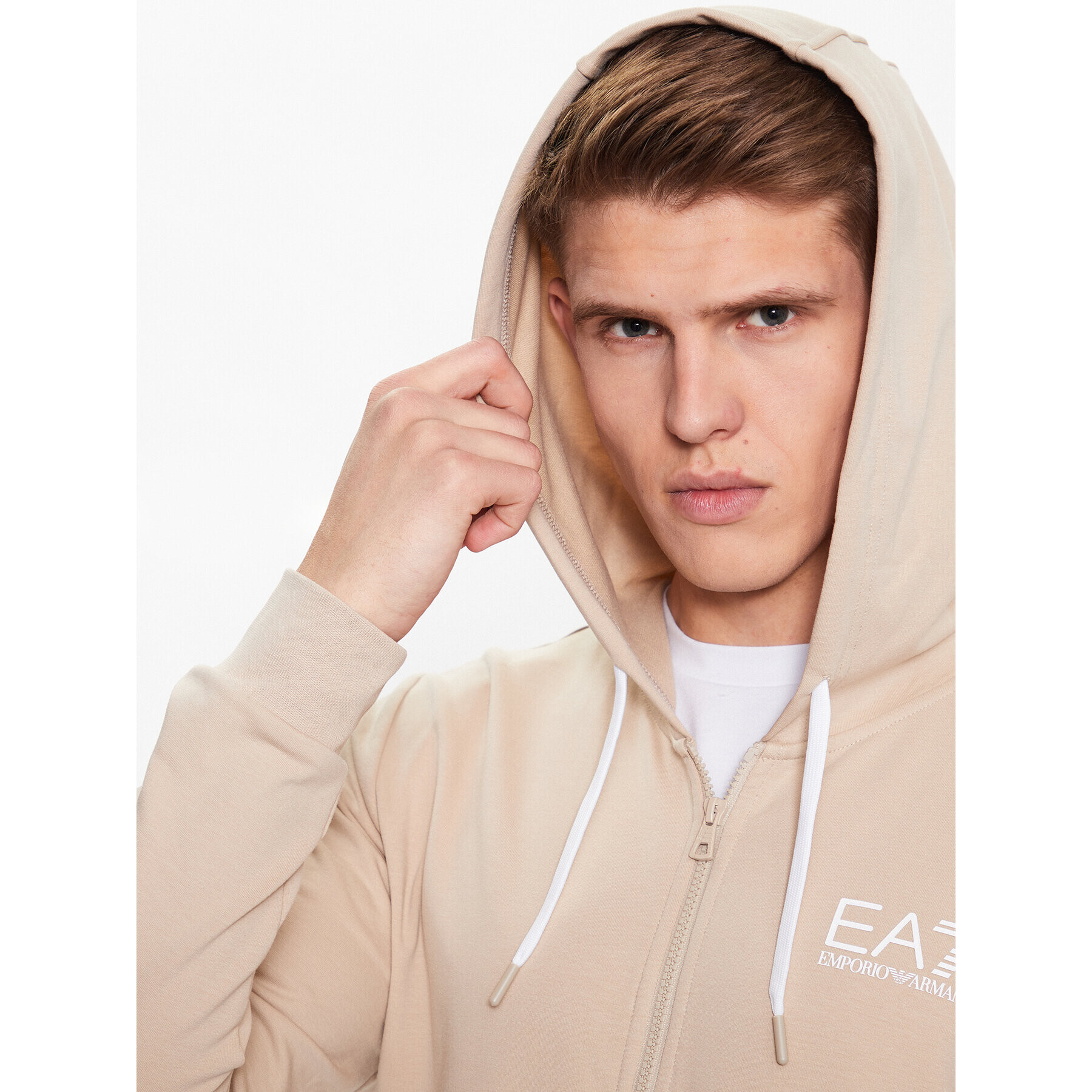 EA7 Emporio Armani Tepláková súprava 3RPV70 PJLIZ 1722 Béžová Regular Fit - Pepit.sk