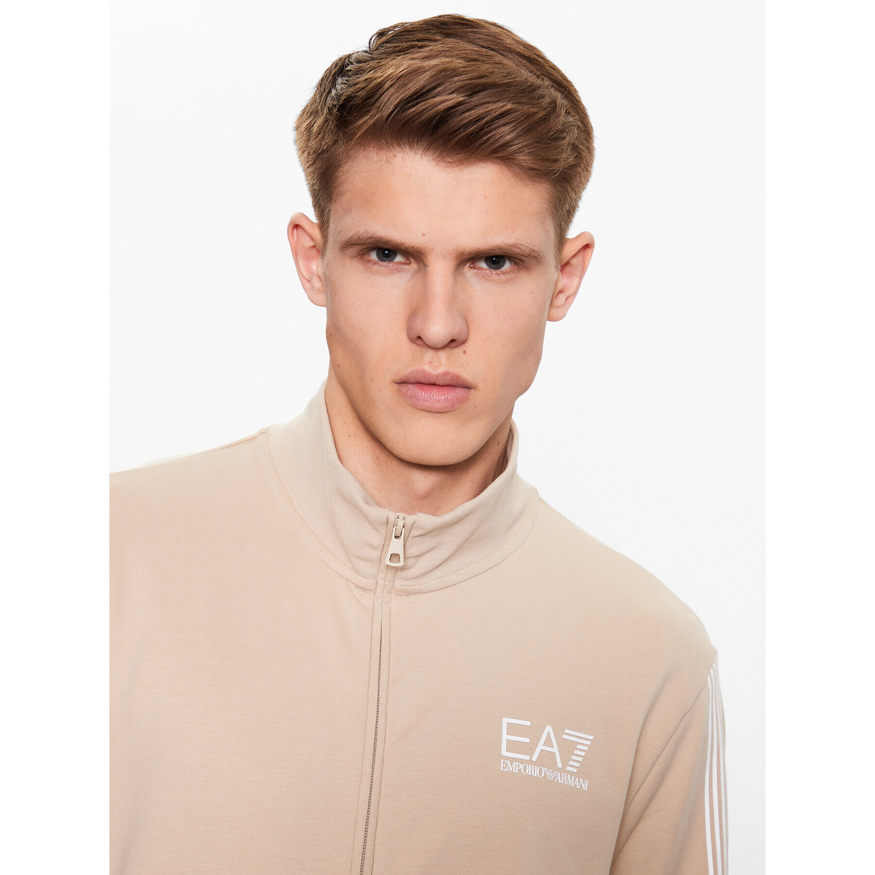 EA7 Emporio Armani Tepláková súprava 3RPV71 PJLIZ 1722 Béžová Regular Fit - Pepit.sk