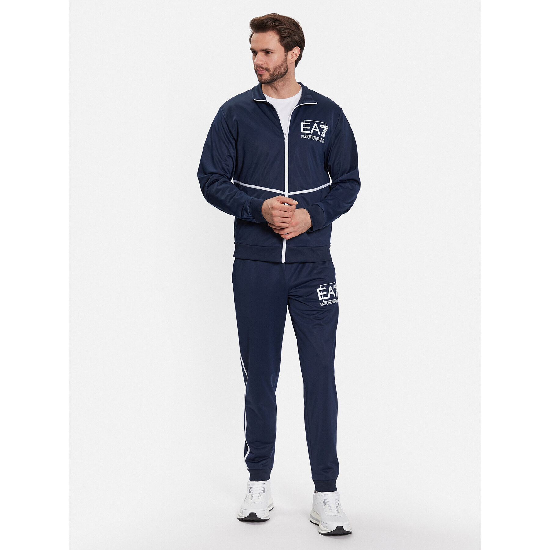 EA7 Emporio Armani Tepláková súprava 3RPV76 PJHEZ 1554 Tmavomodrá Regular Fit - Pepit.sk