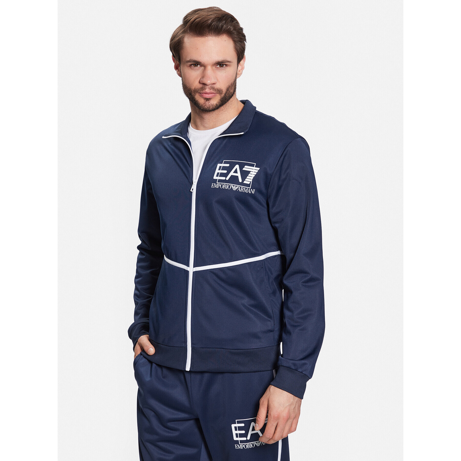 EA7 Emporio Armani Tepláková súprava 3RPV76 PJHEZ 1554 Tmavomodrá Regular Fit - Pepit.sk