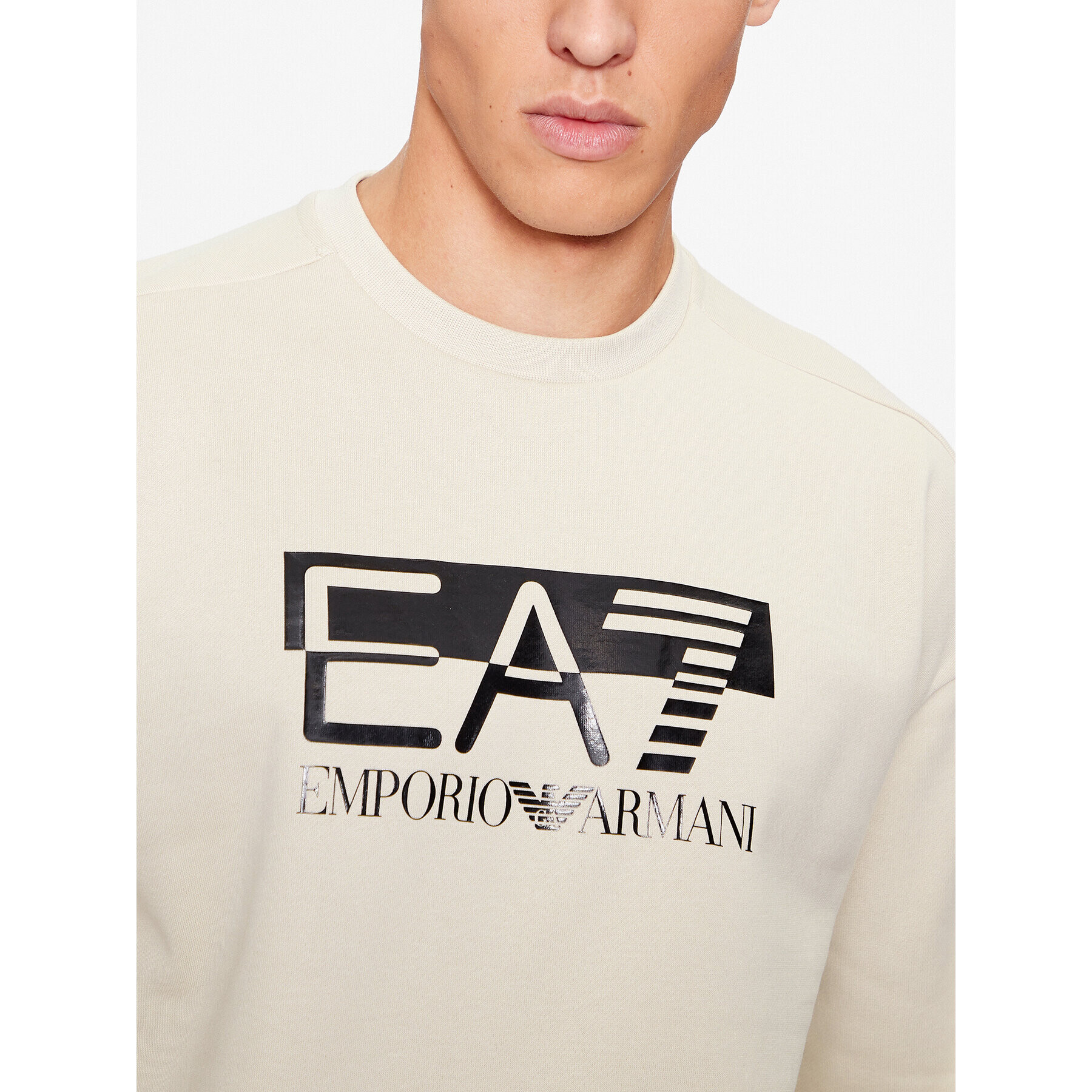 EA7 Emporio Armani Tepláková súprava 6RPV64 PJ07Z 1716 Strieborná Regular Fit - Pepit.sk