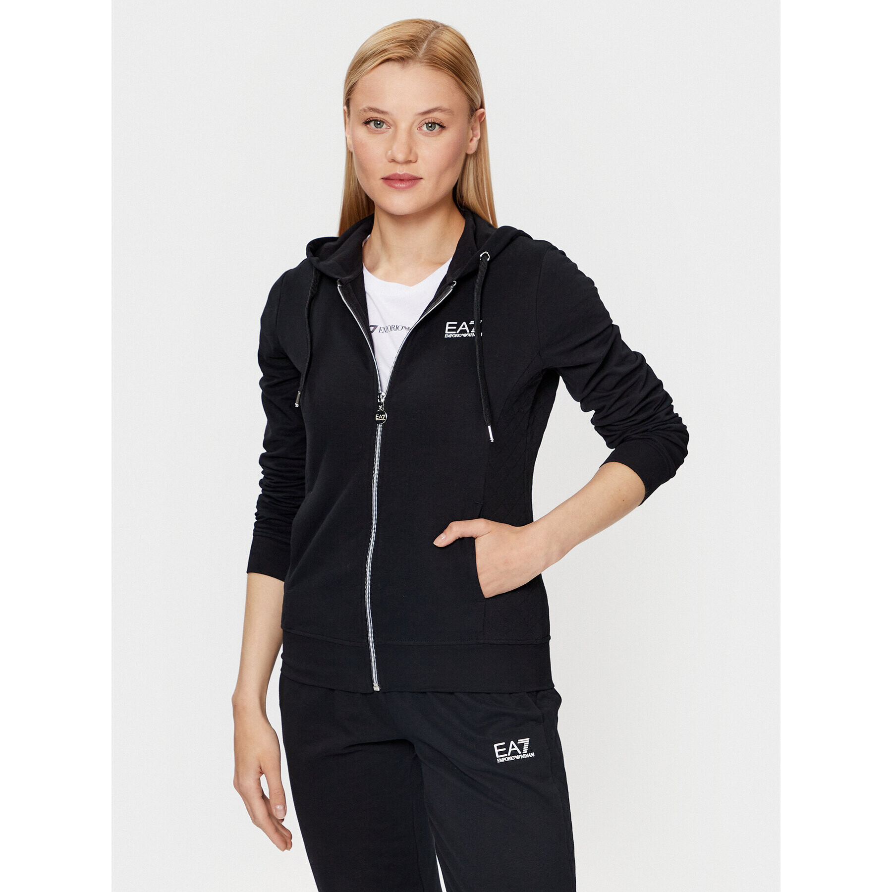 EA7 Emporio Armani Tepláková súprava 8NTV57 TJCQZ 1200 Čierna Regular Fit - Pepit.sk