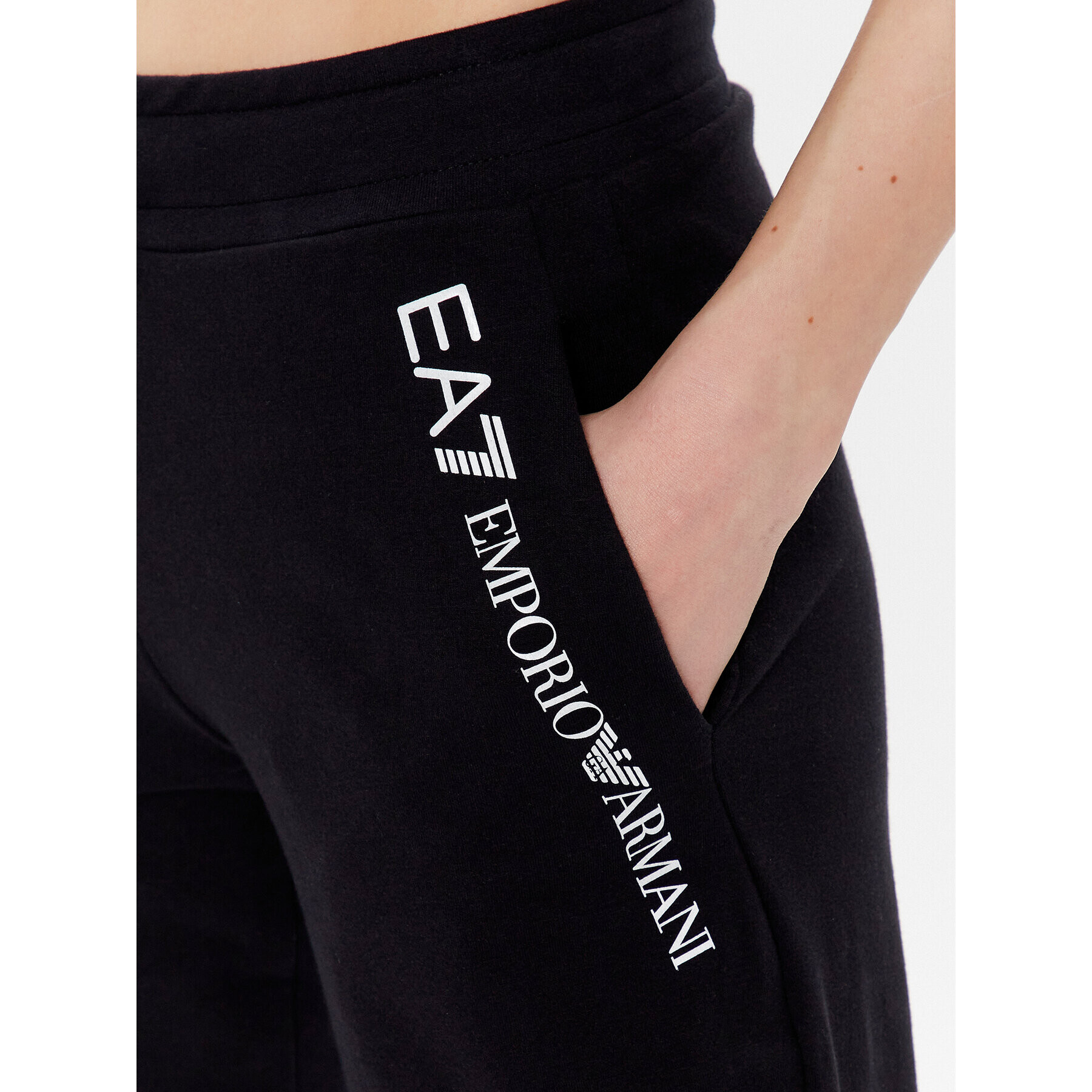 EA7 Emporio Armani Teplákové nohavice 3RTP65 TJCQZ 1200 Čierna Regular Fit - Pepit.sk