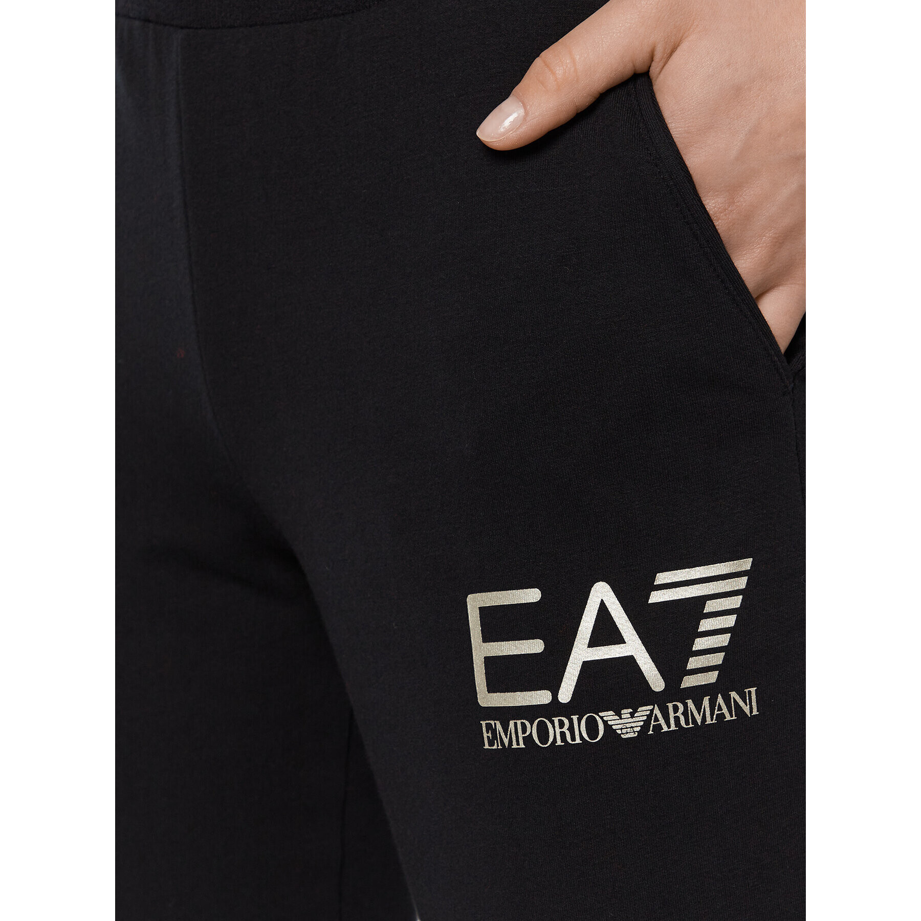 EA7 Emporio Armani Teplákové nohavice 6LTP59 TJCQZ 1200 Čierna Regular Fit - Pepit.sk