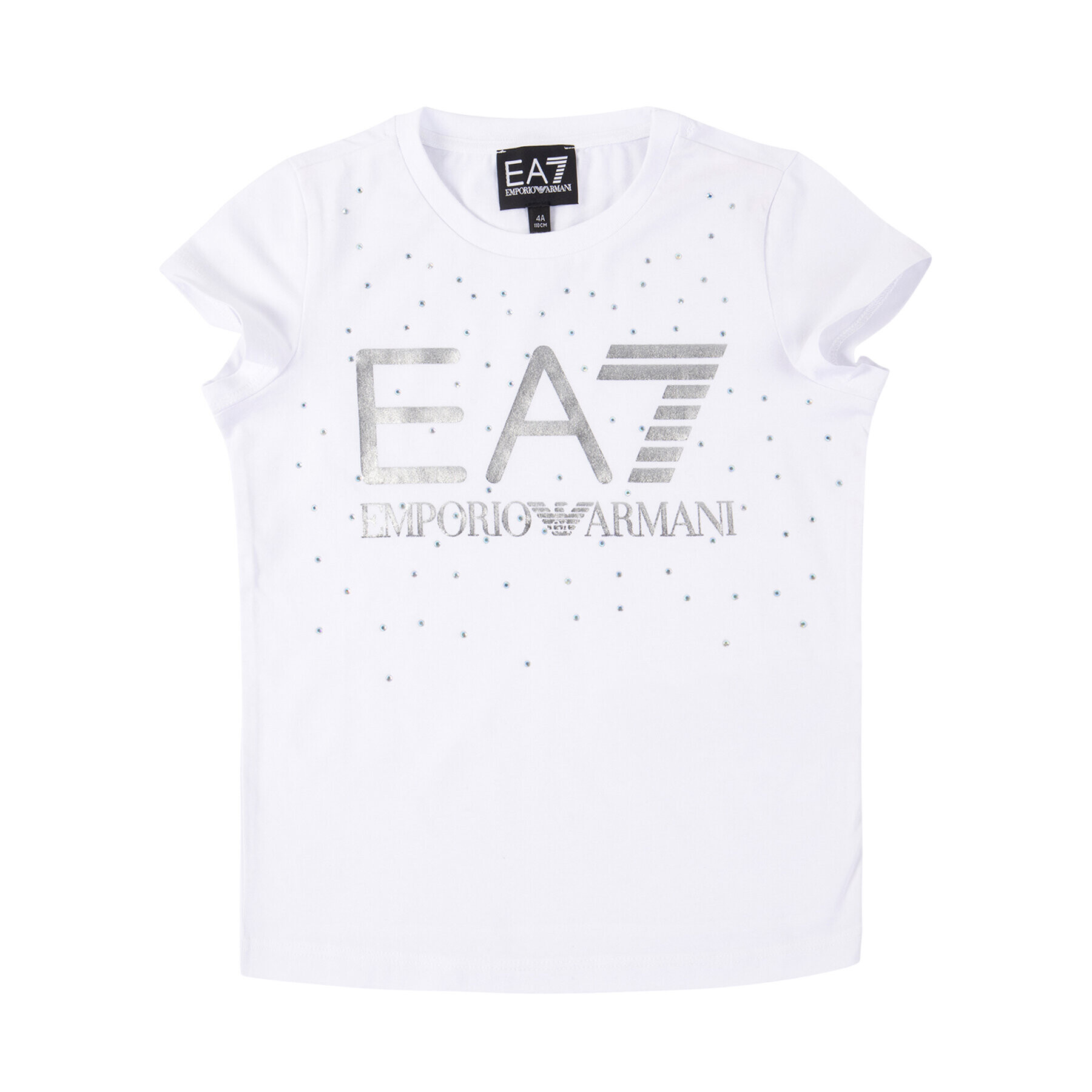 EA7 Emporio Armani Tričko 3HFT51 FJ29Z 1100 Biela Regular Fit - Pepit.sk