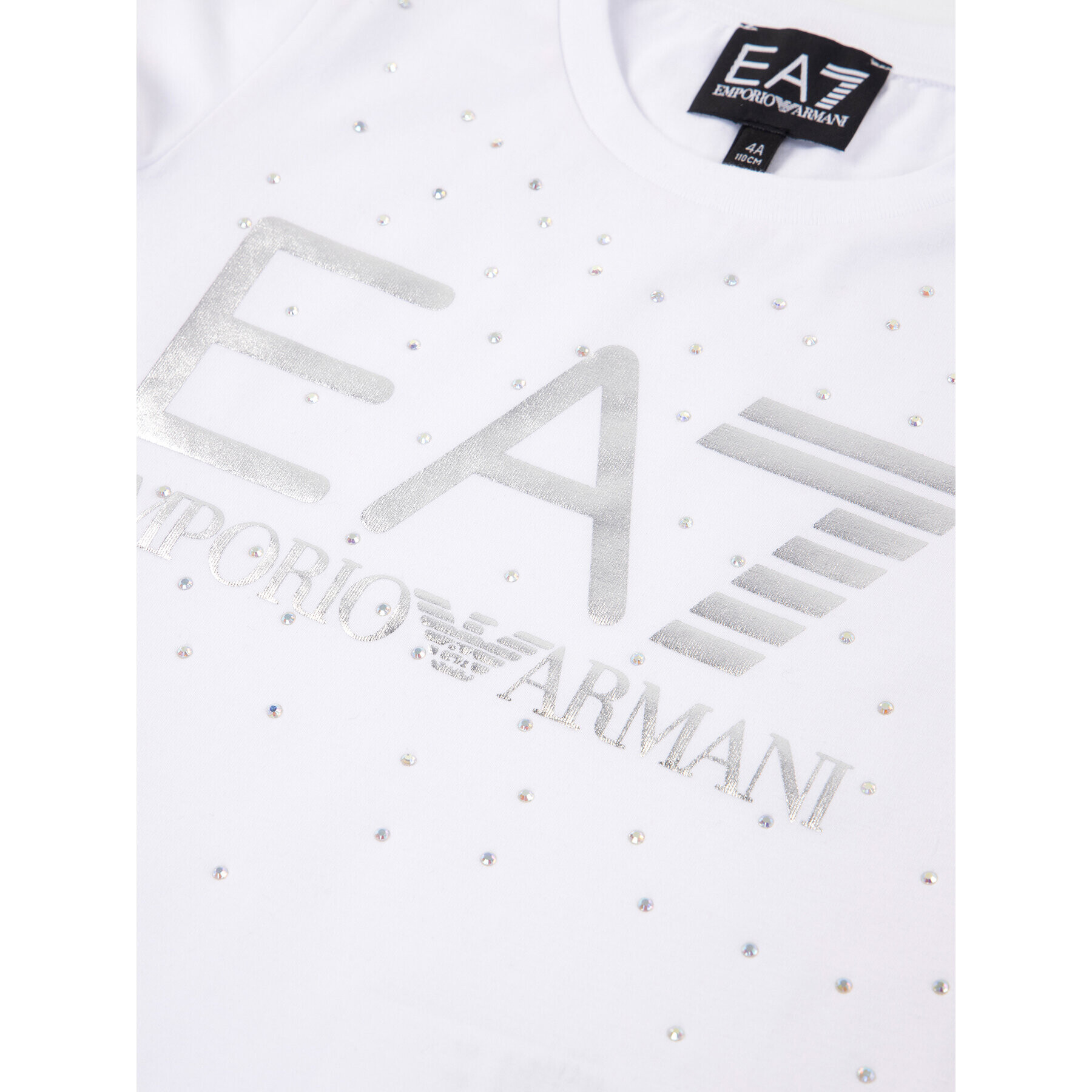 EA7 Emporio Armani Tričko 3HFT51 FJ29Z 1100 Biela Regular Fit - Pepit.sk