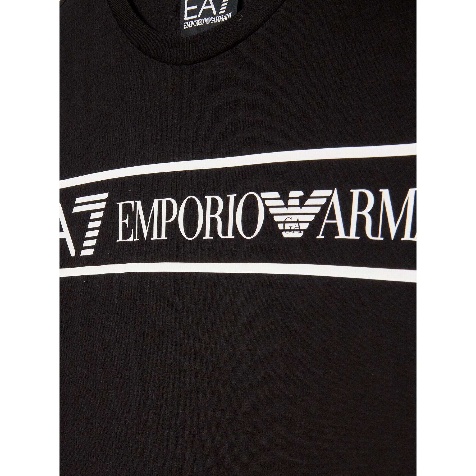 EA7 Emporio Armani Tričko 3RBT59 BJ02Z 0200 Čierna Regular Fit - Pepit.sk