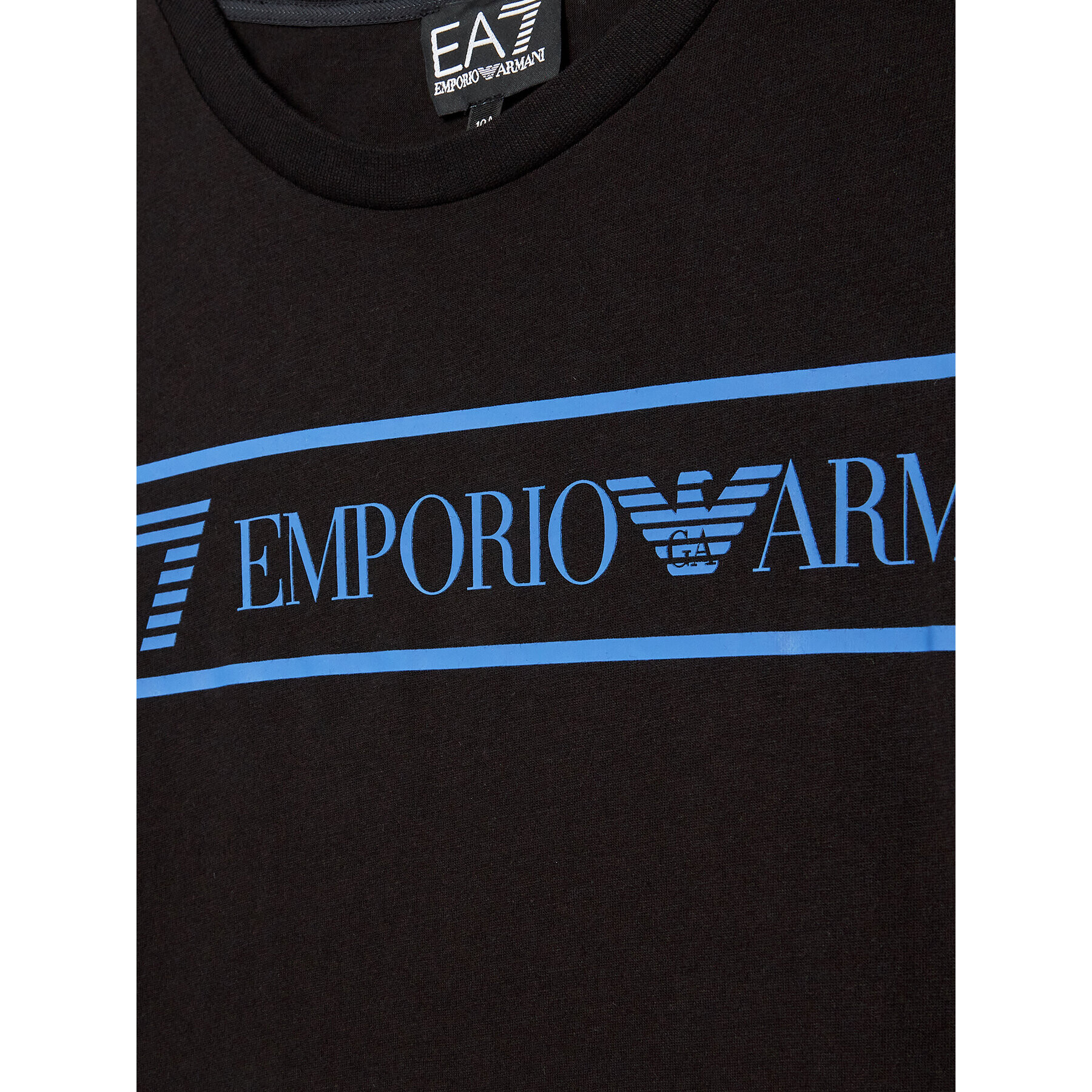 EA7 Emporio Armani Tričko 3RBT59 BJ02Z 1200 Čierna Regular Fit - Pepit.sk