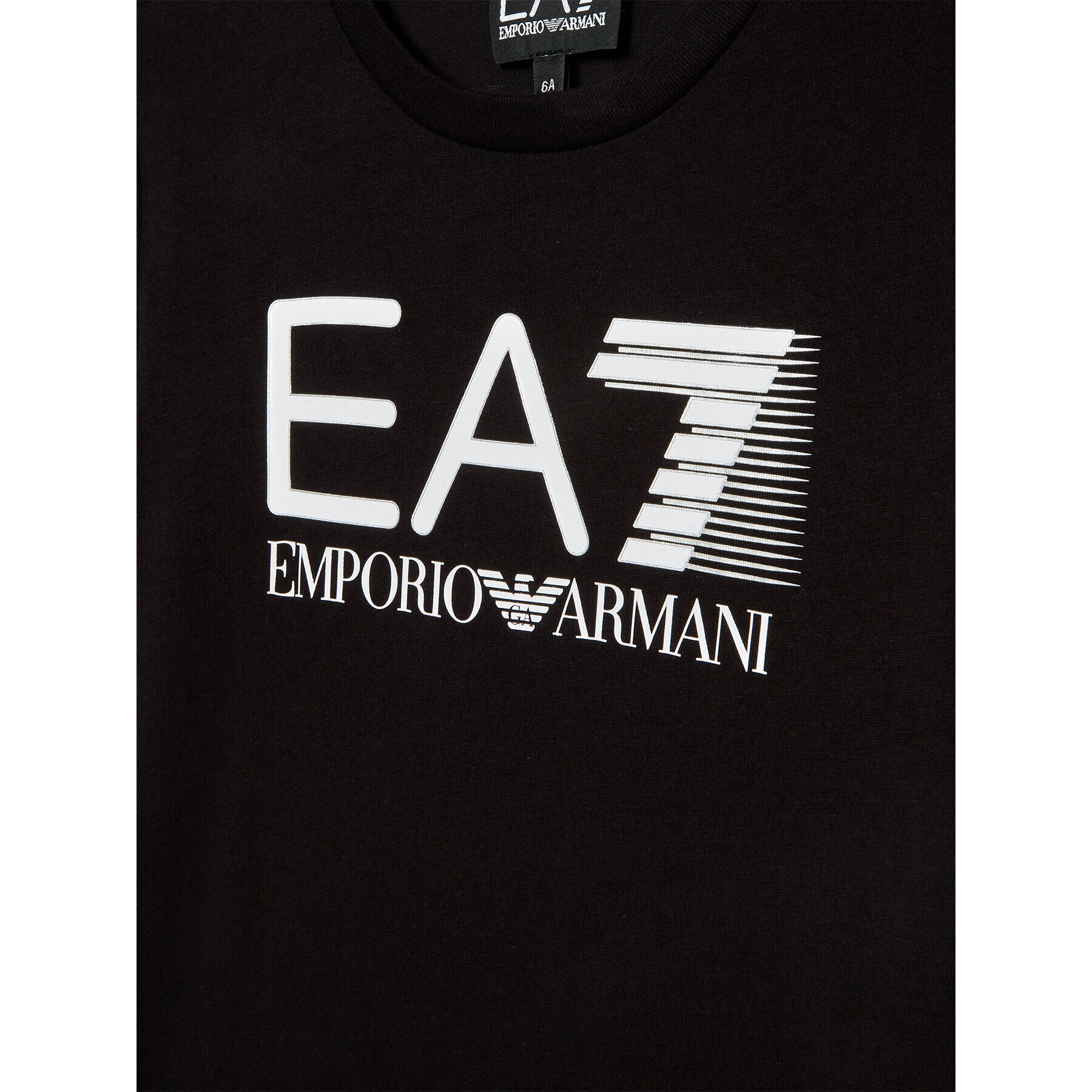 EA7 Emporio Armani Tričko 6LBT53 BJ02Z 1200 Čierna Regular Fit - Pepit.sk